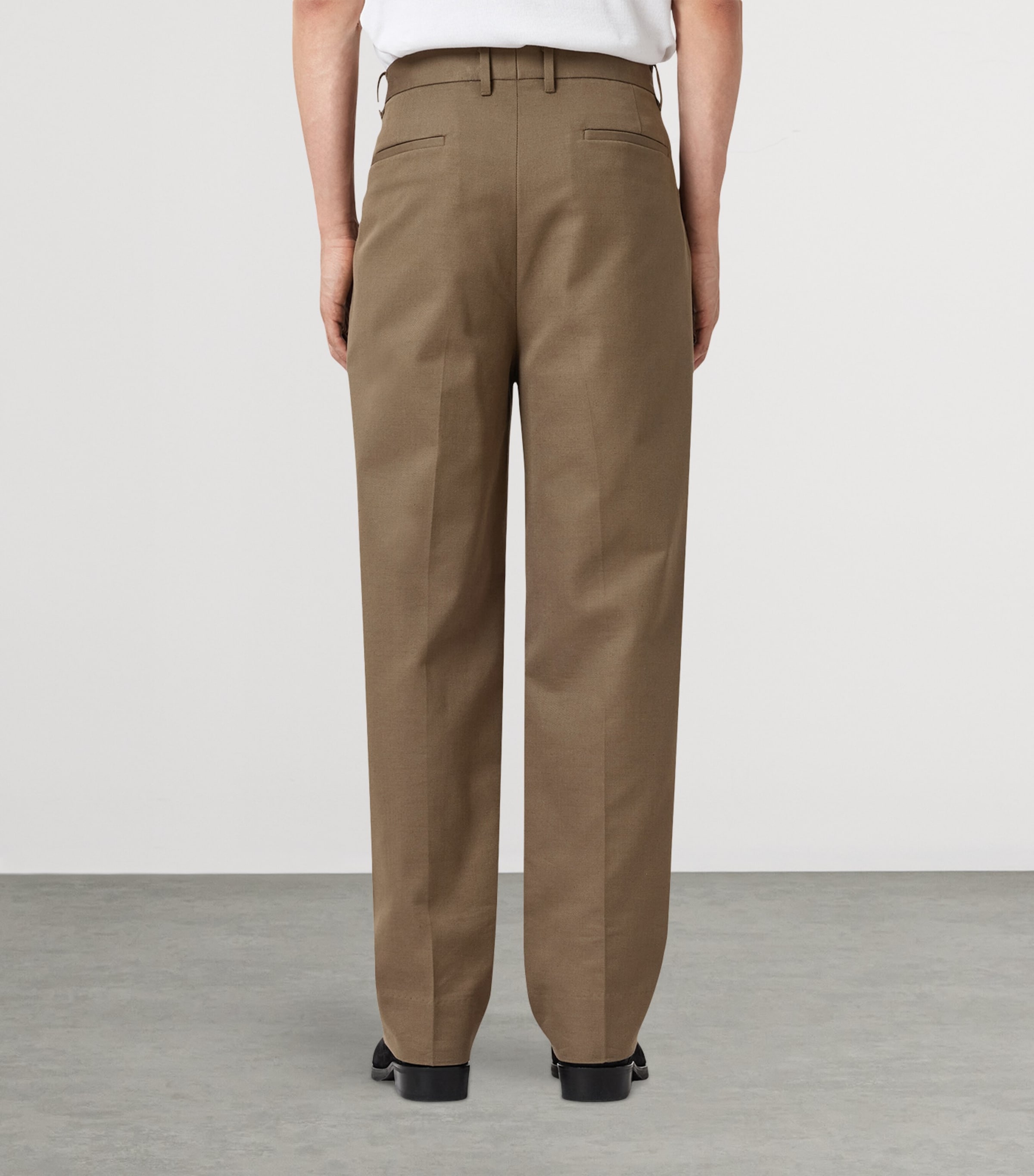 Tallis Straight Tailored Trousers BAKED BROWN Image 6