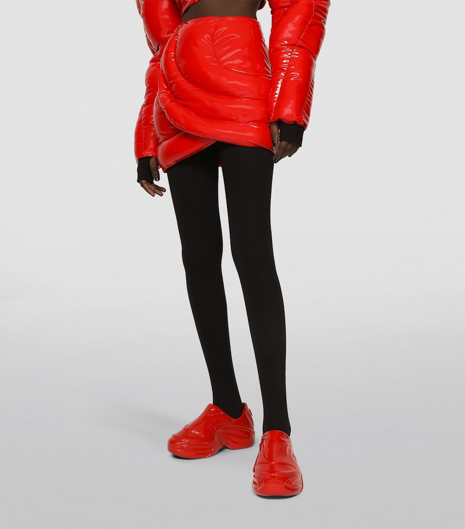 Logo-Waistband Leggings N0000-BLACK Image 5