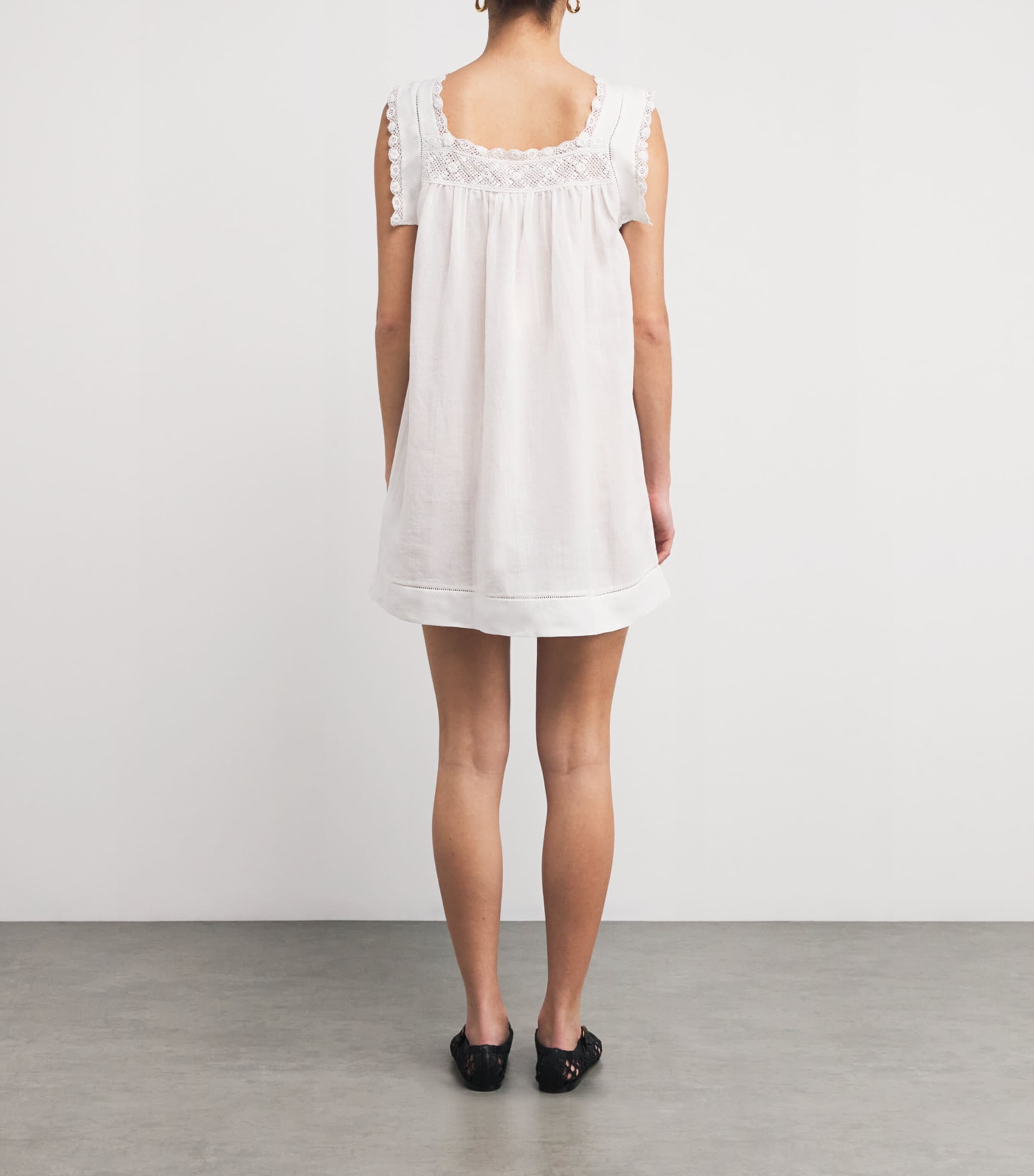 Organic Cotton Almadia Mini Dress SALT Image 3