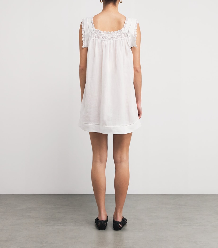 Organic Cotton Almadia Mini Dress SALT Image 3