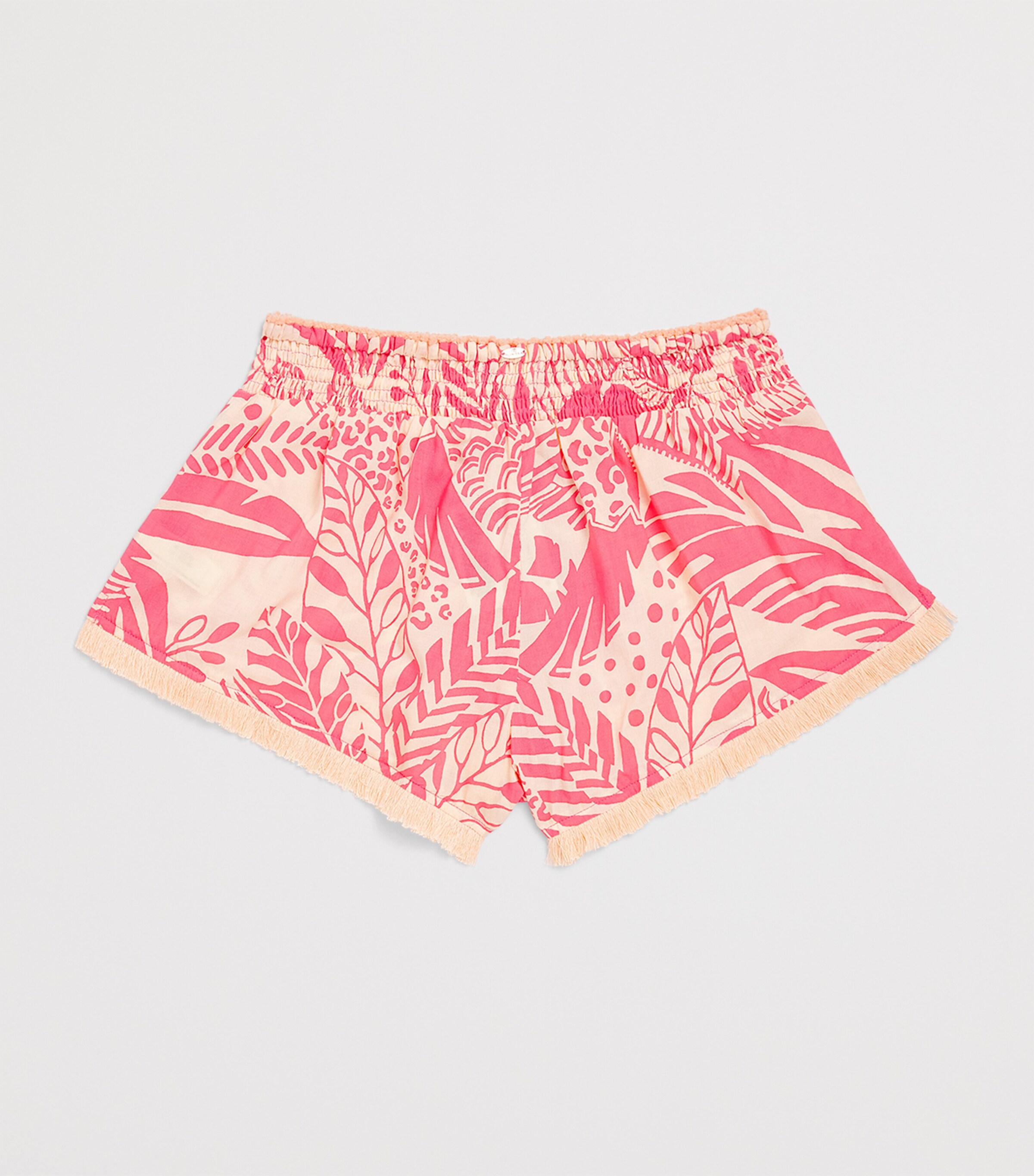 Poupette St Barth Kids Floral Lulu Shorts (4-12 Years) Pink Toucan Image 2