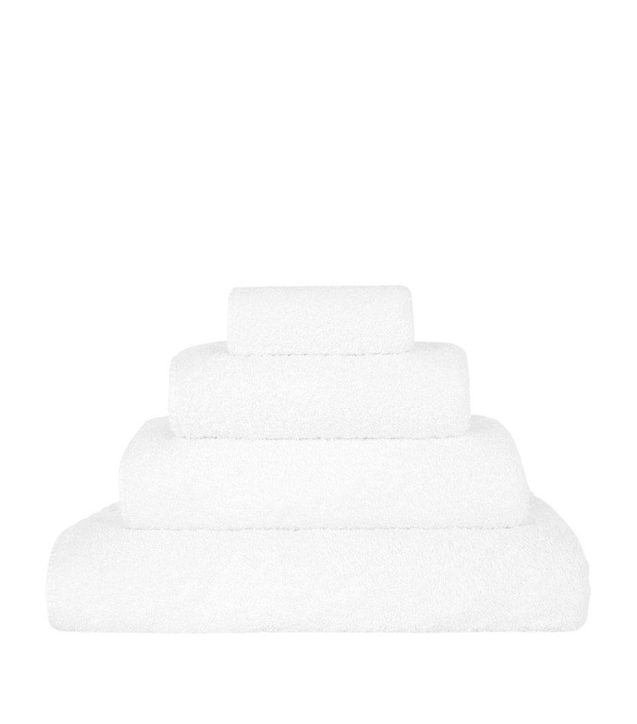 Super Pile Bath Towel (70cm x 140cm) 100 WHITE Image 1