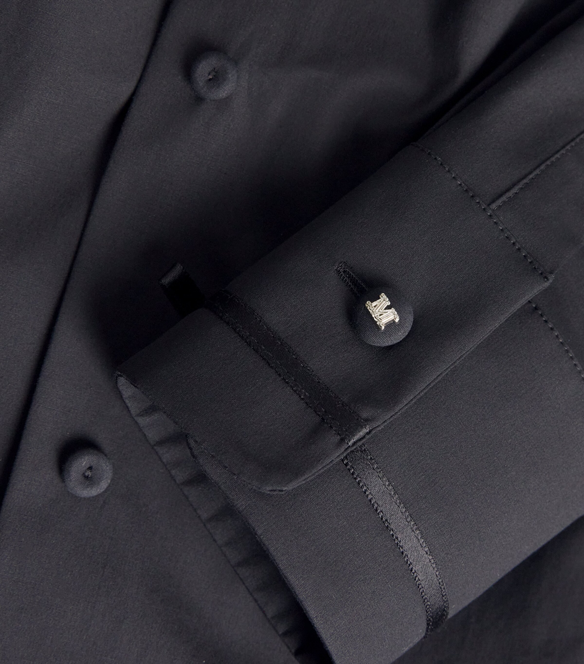 Poplin Stretch Otranto Shirt BLACK Image 5