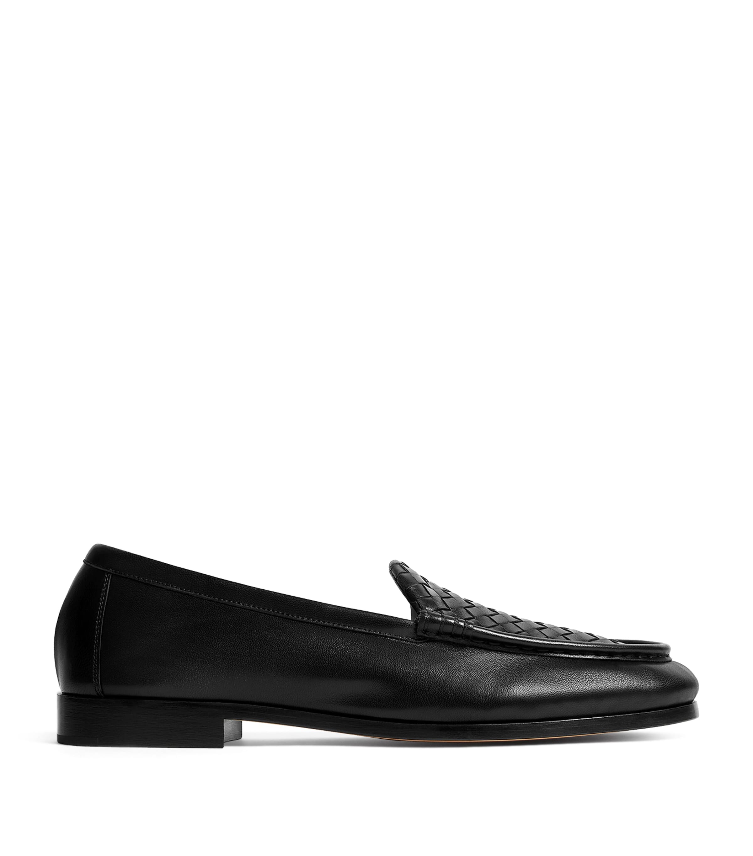 Bottega Veneta Leather Silenzio Loafers Image 1
