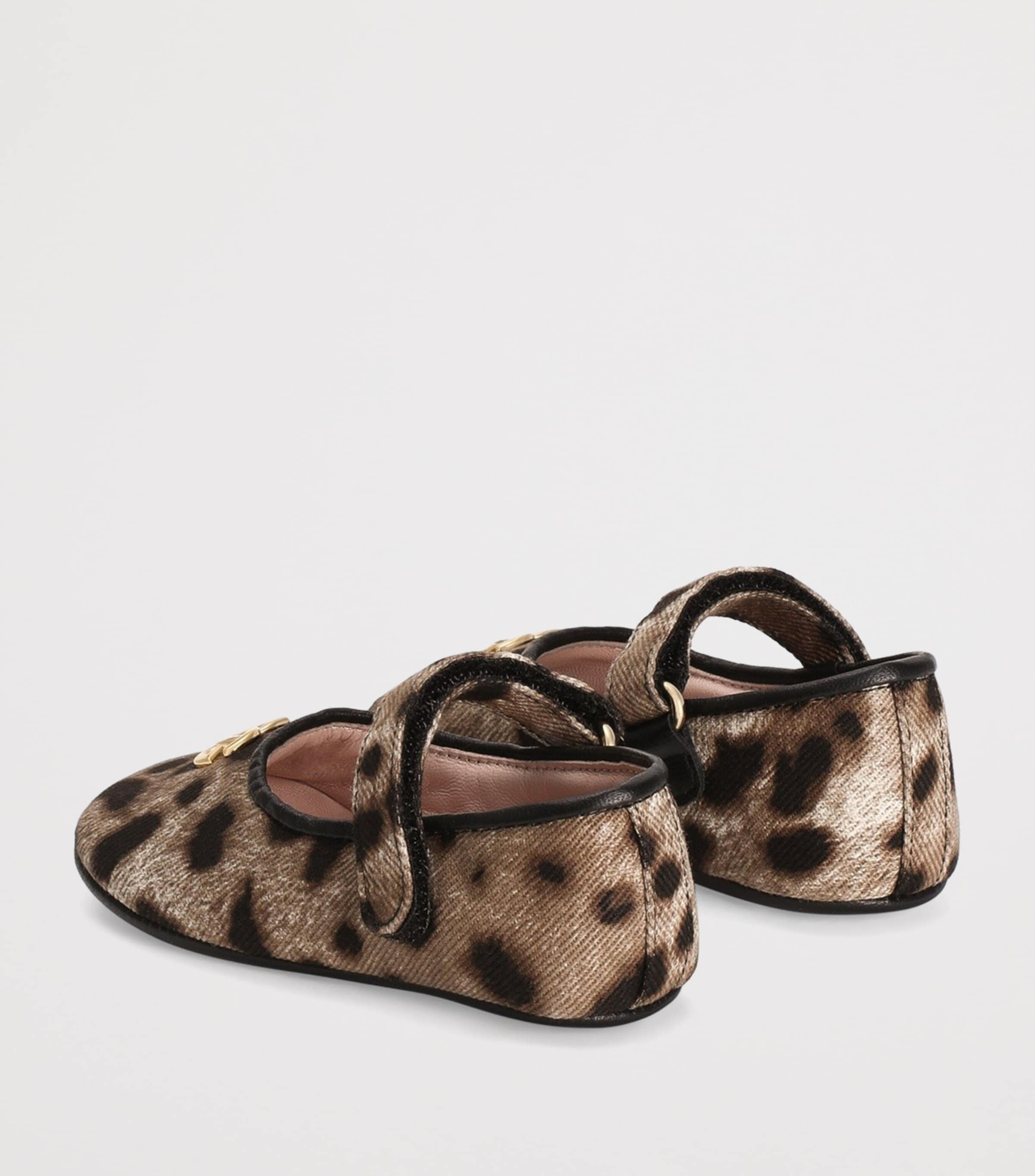 Dolce&Gabbana Kids Leopard Print Ballet Flats N Image 3