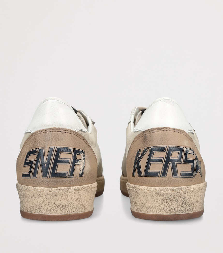 Golden Goose Leather Ballstar Sneakers White/navy Image 2