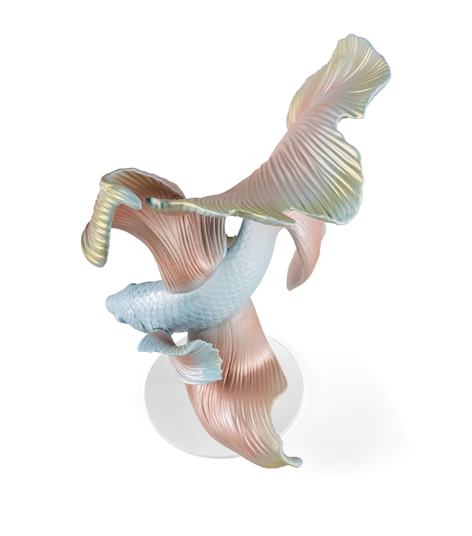 Porcelain Betta Fish Left Ornament NO COLOUR Image 4