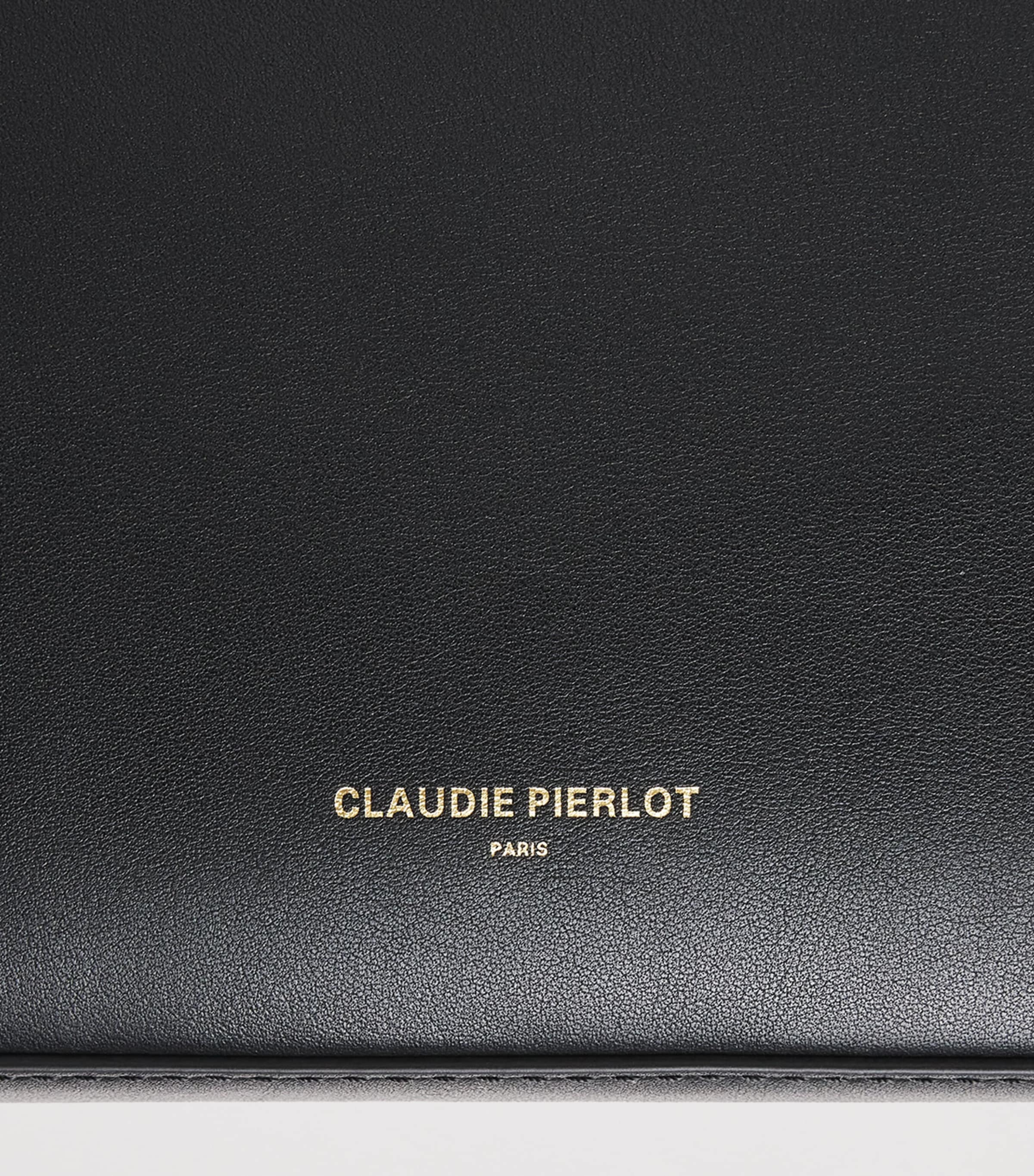 Claudie Pierlot Leather Shoulder Bag Black Image 5