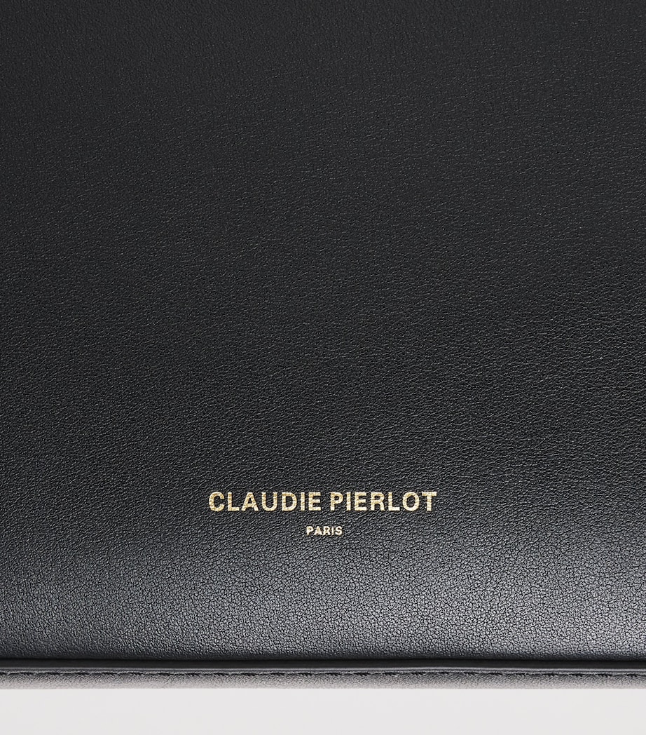 Claudie Pierlot Leather Shoulder Bag Black Image 5