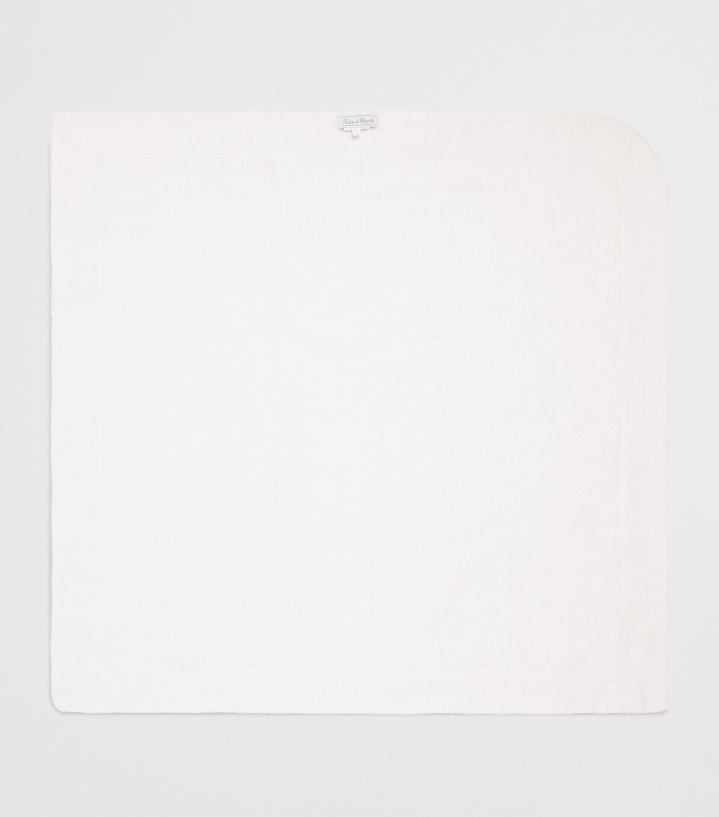 Cotton Toile de Jouy Bath Cape 21GRIS CLAIR Image 2