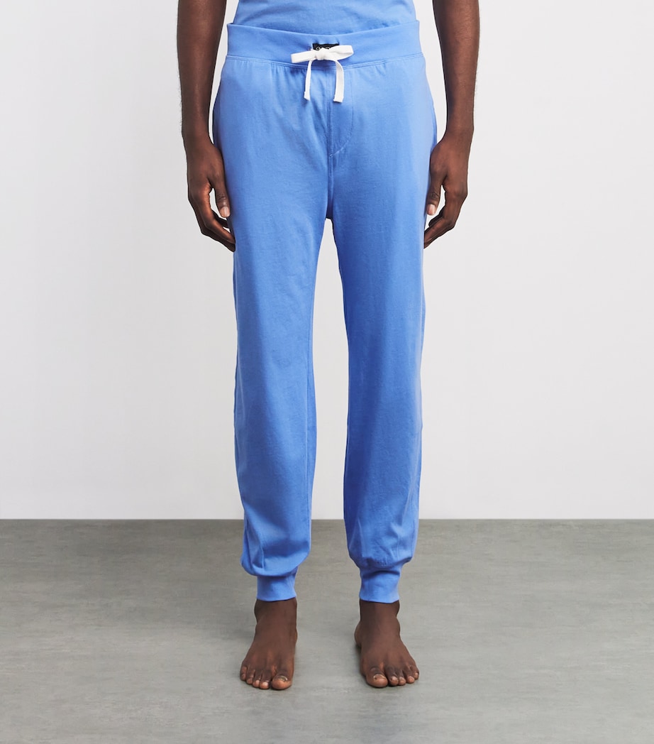 Cotton Pyjama Bottoms HARBOR ISLAND BLUE Image 3