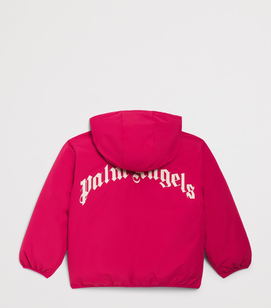Palm Angels Kids Logo Puffer Jacket (4-12+ Years) Sangria Image 2