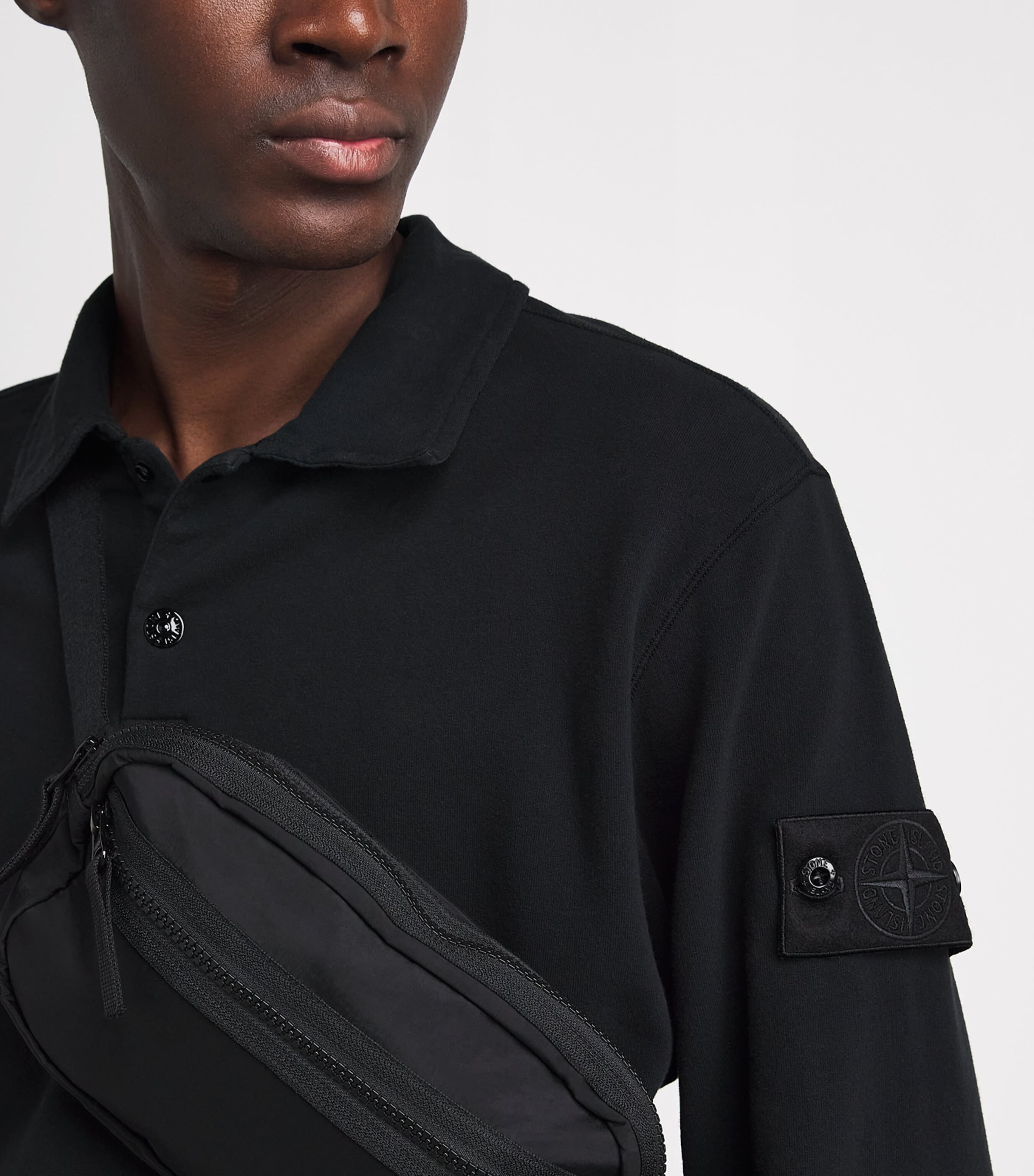 Stone Island Mens Organic Cotton Polo Shirt Image 3