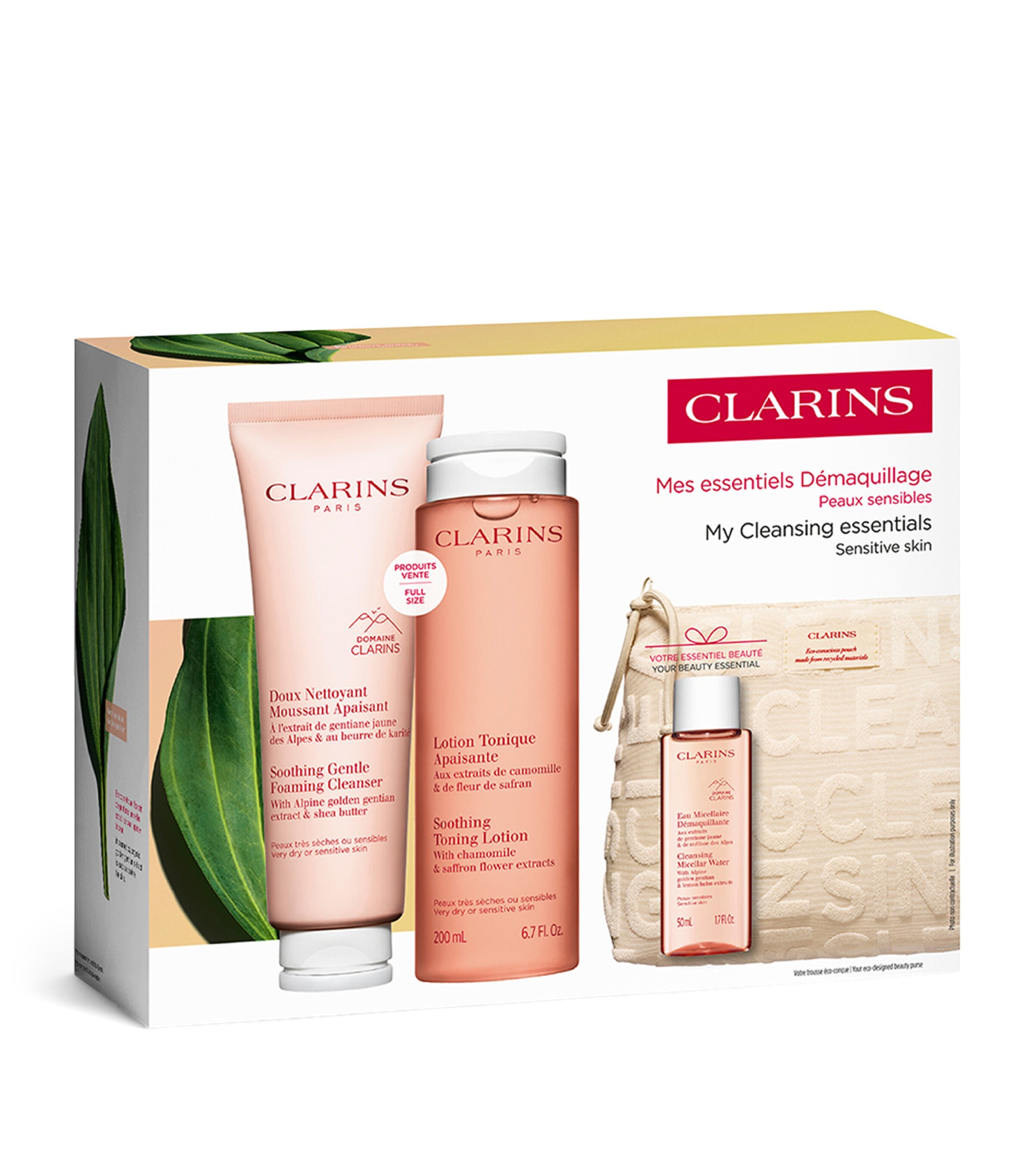 Clarins My Cleansing Essentials - Sensitive Skin NO COLOUR Image 3