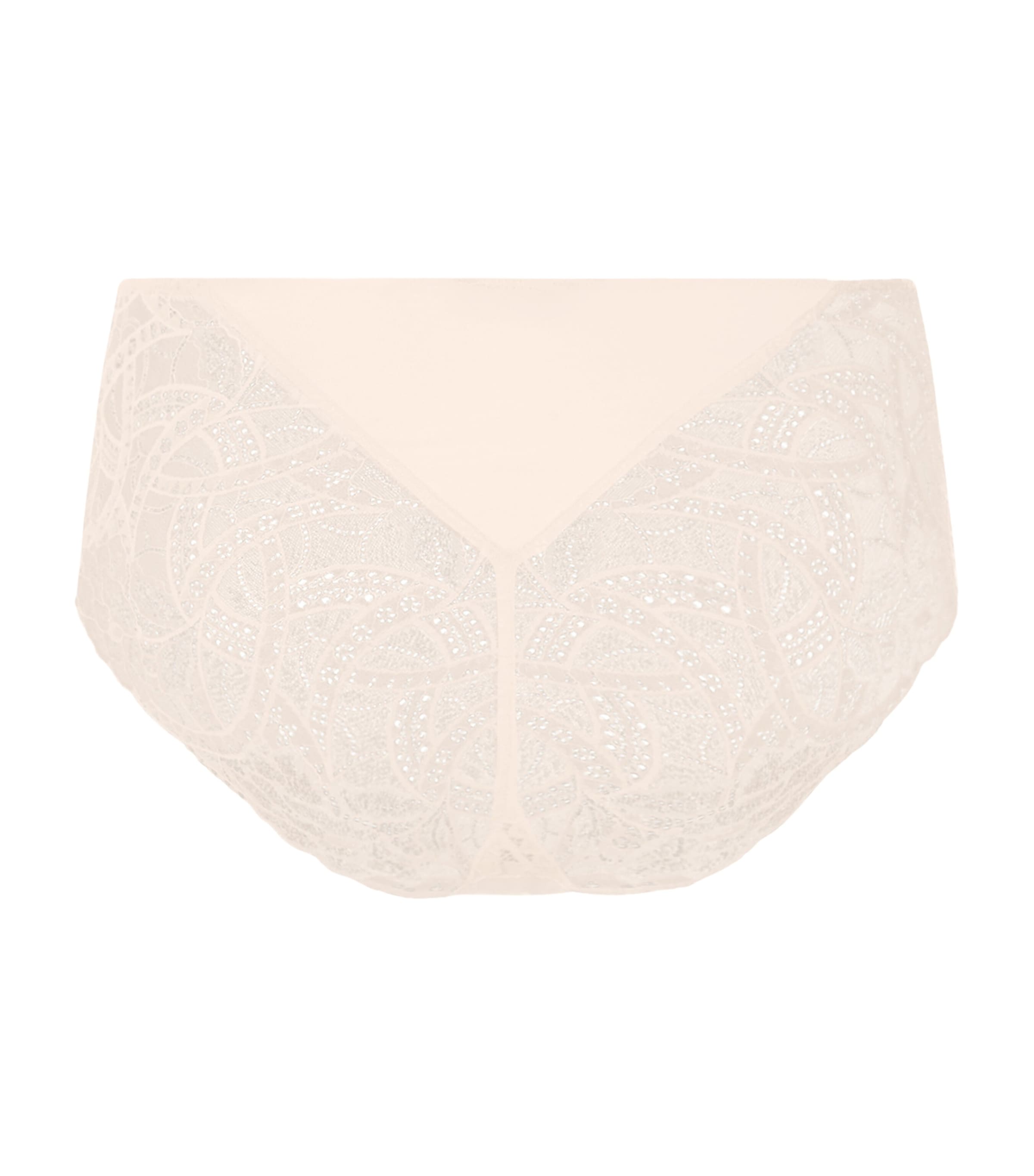 Hanro Womens Azelia Maxi Briefs Creamy Glass Image 3