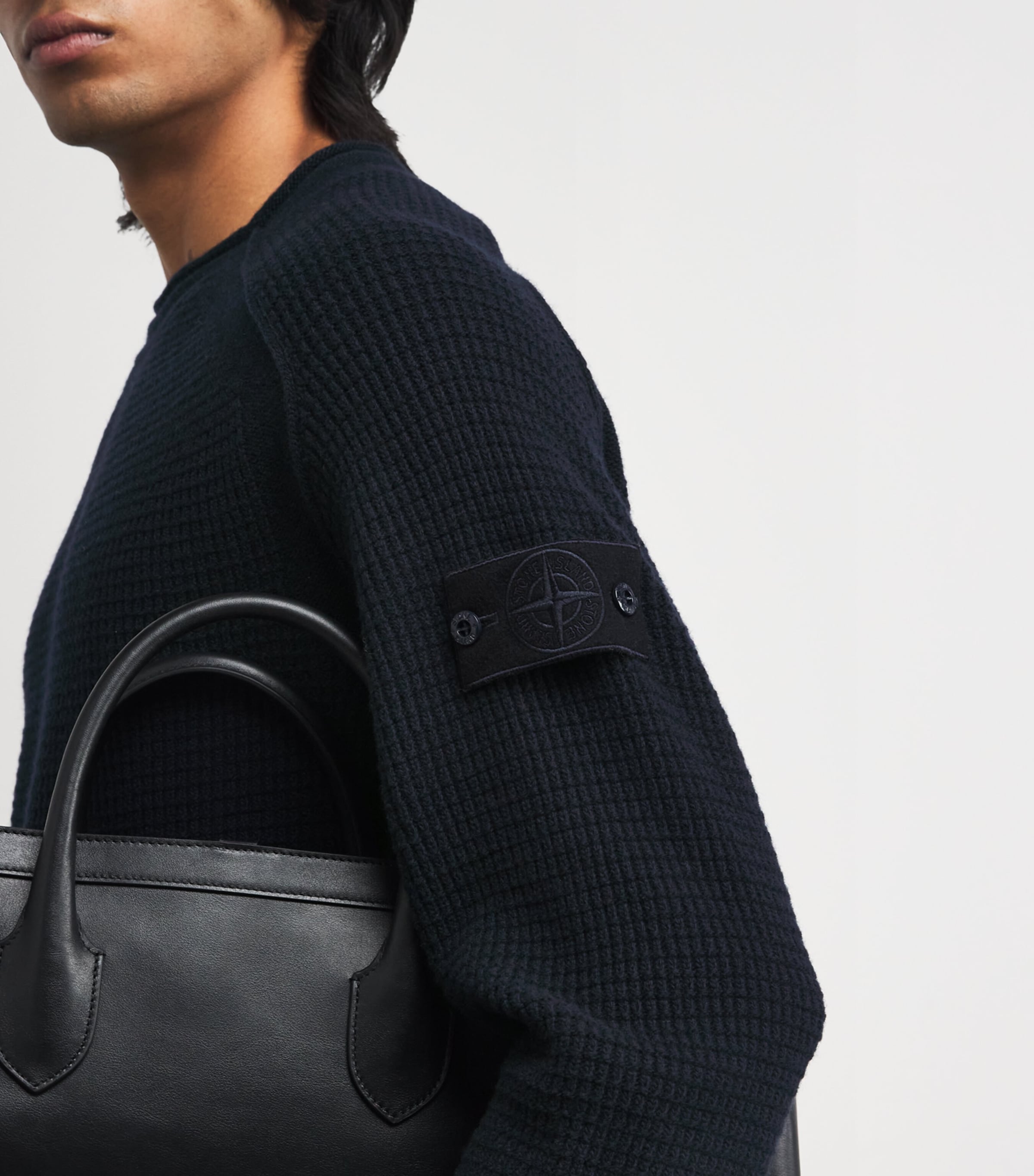 GHOST PIECE Virgin Wool Cable-Knit Sweater V0020 Image 6