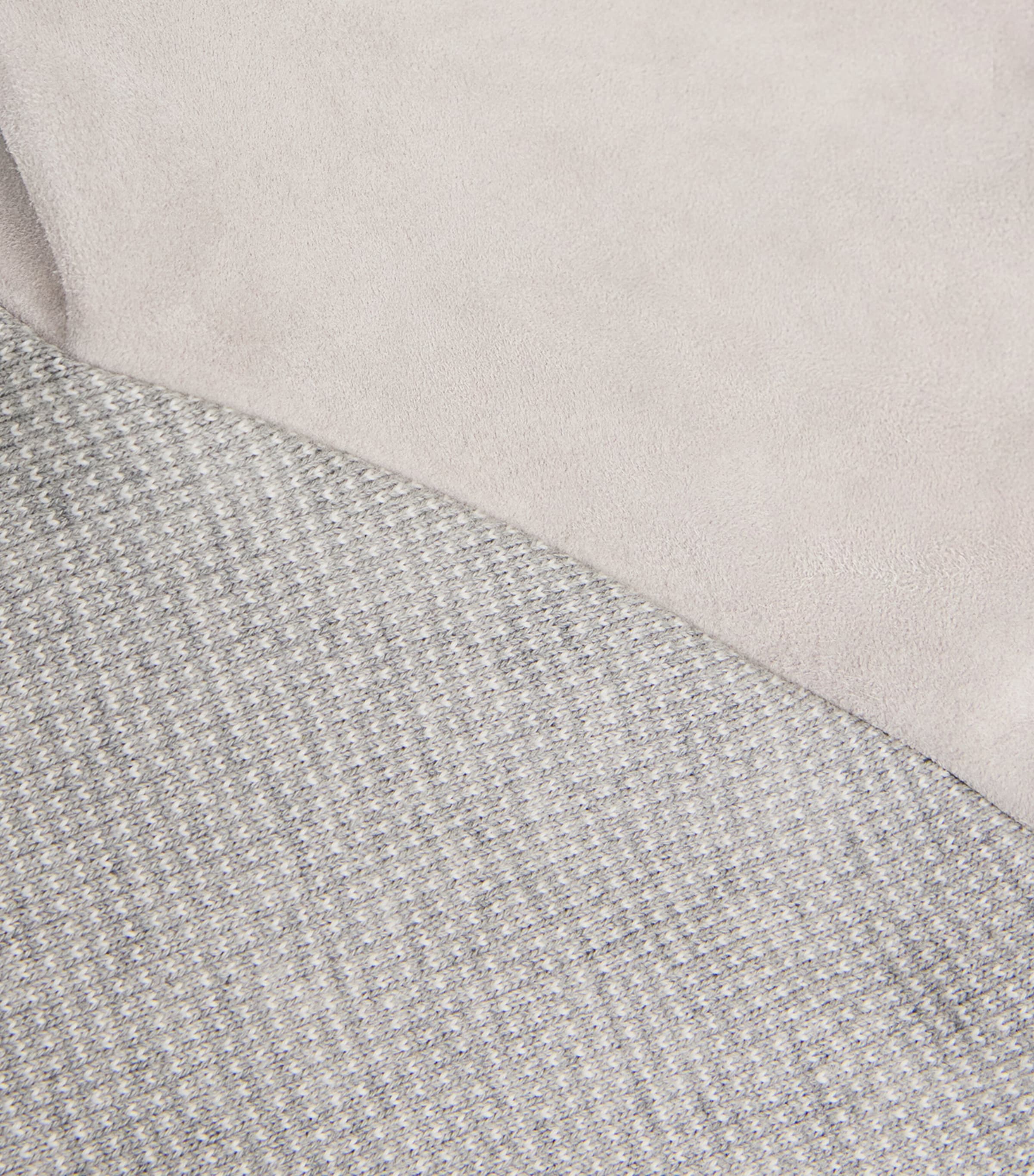 Suede Zip-Up Jacket 376BRHT WHT-MN MST Image 5