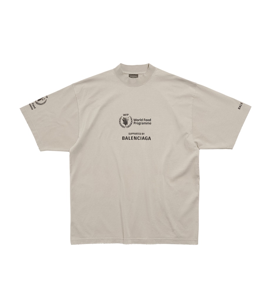 Balenciaga Mens x World Food Programme Oversized T-Shirt Image 1