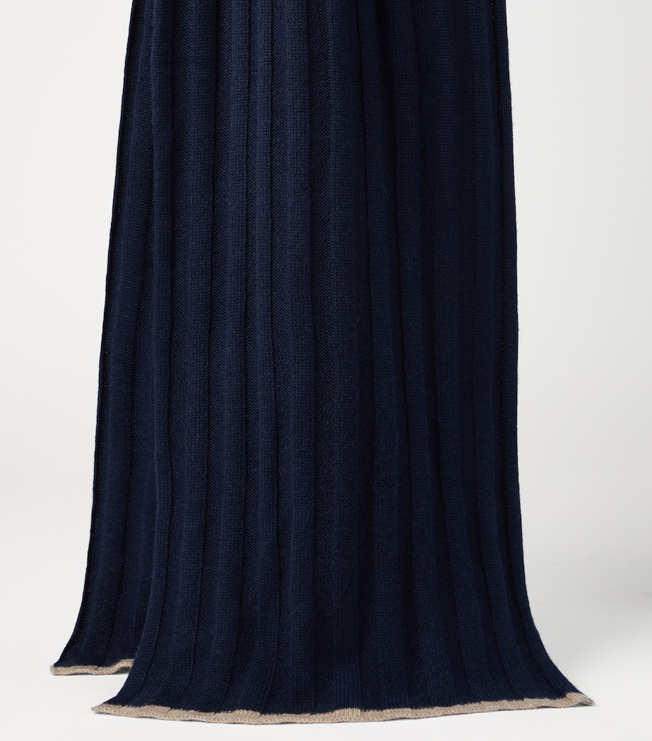 Cashmere Ribbed Scarf CU715 Image 2