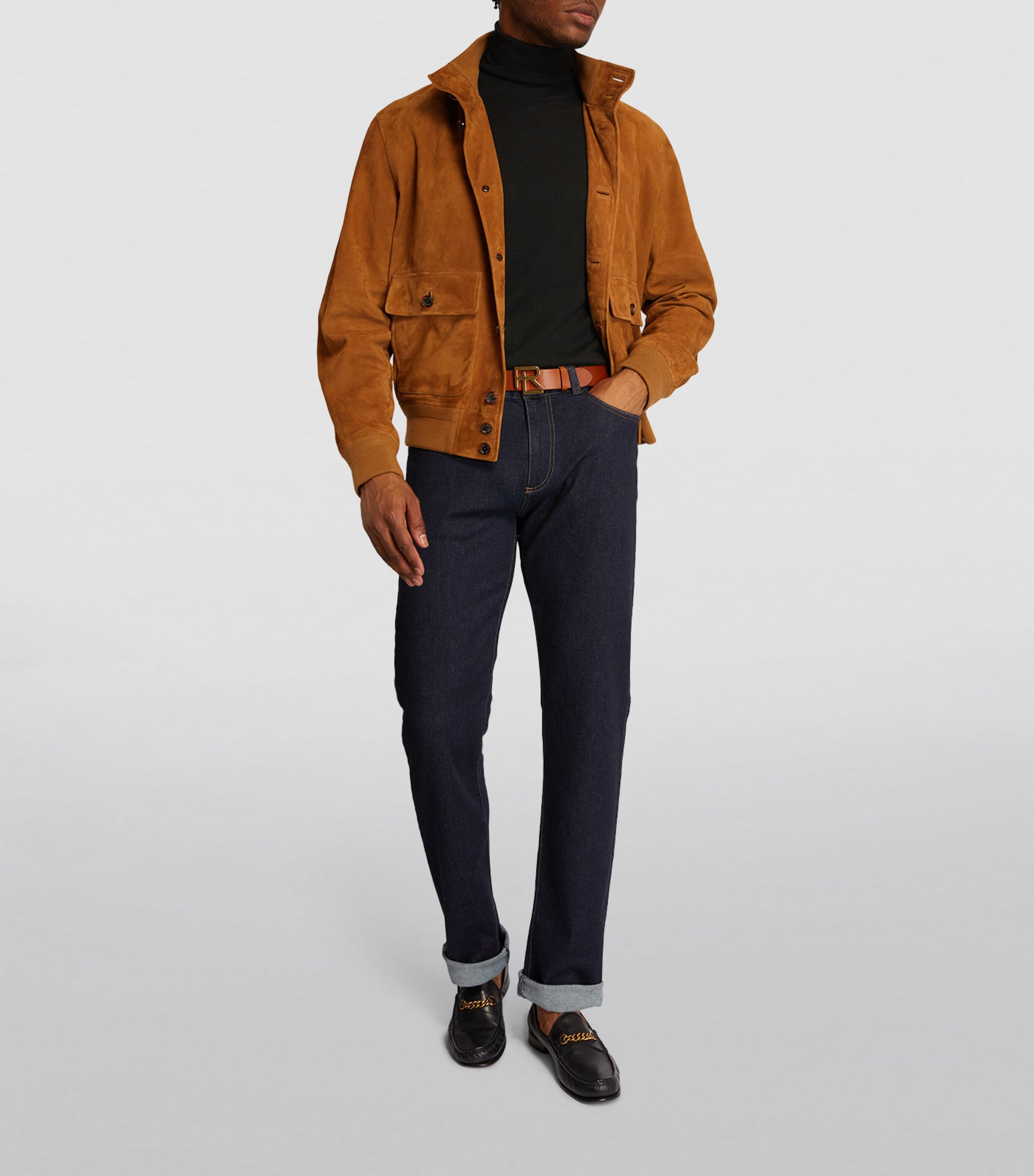 Cashmere Rollneck Sweater BLACK Image 2