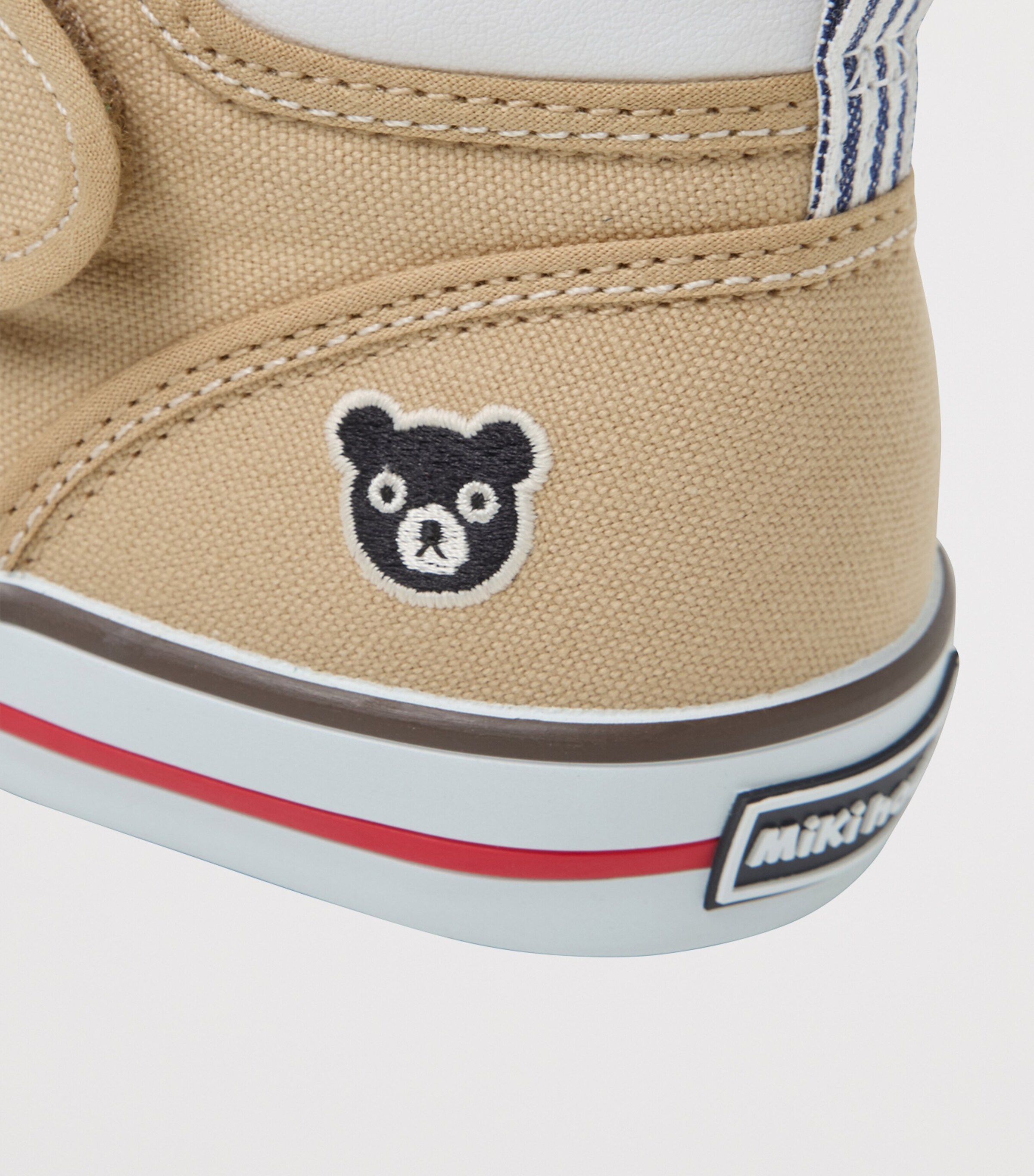 Miki House Cotton Canvas Velcro Sneakers Image 6