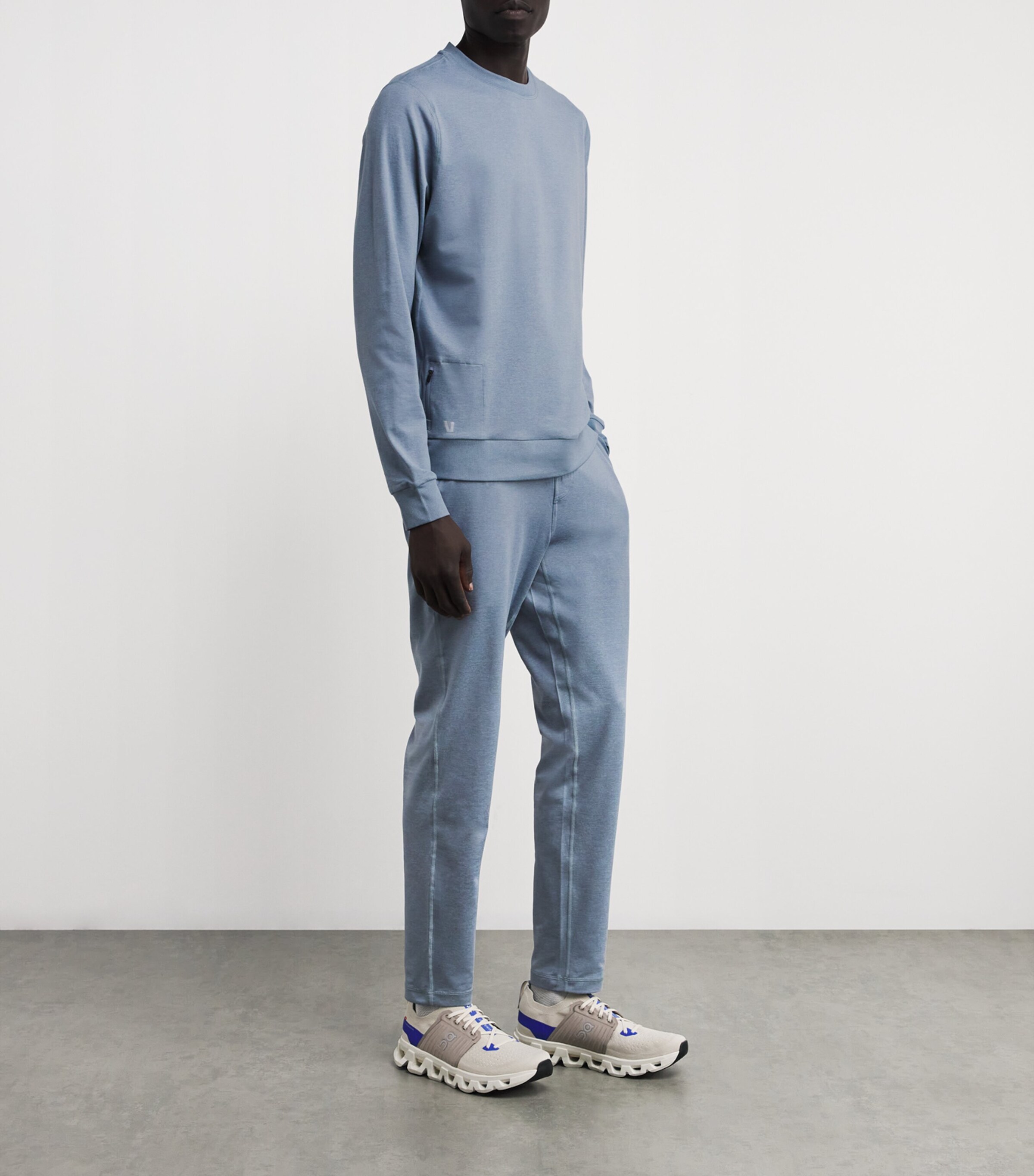 VUORI Mens Ponto Performance Sweatpants Hft Flint Heather Image 2