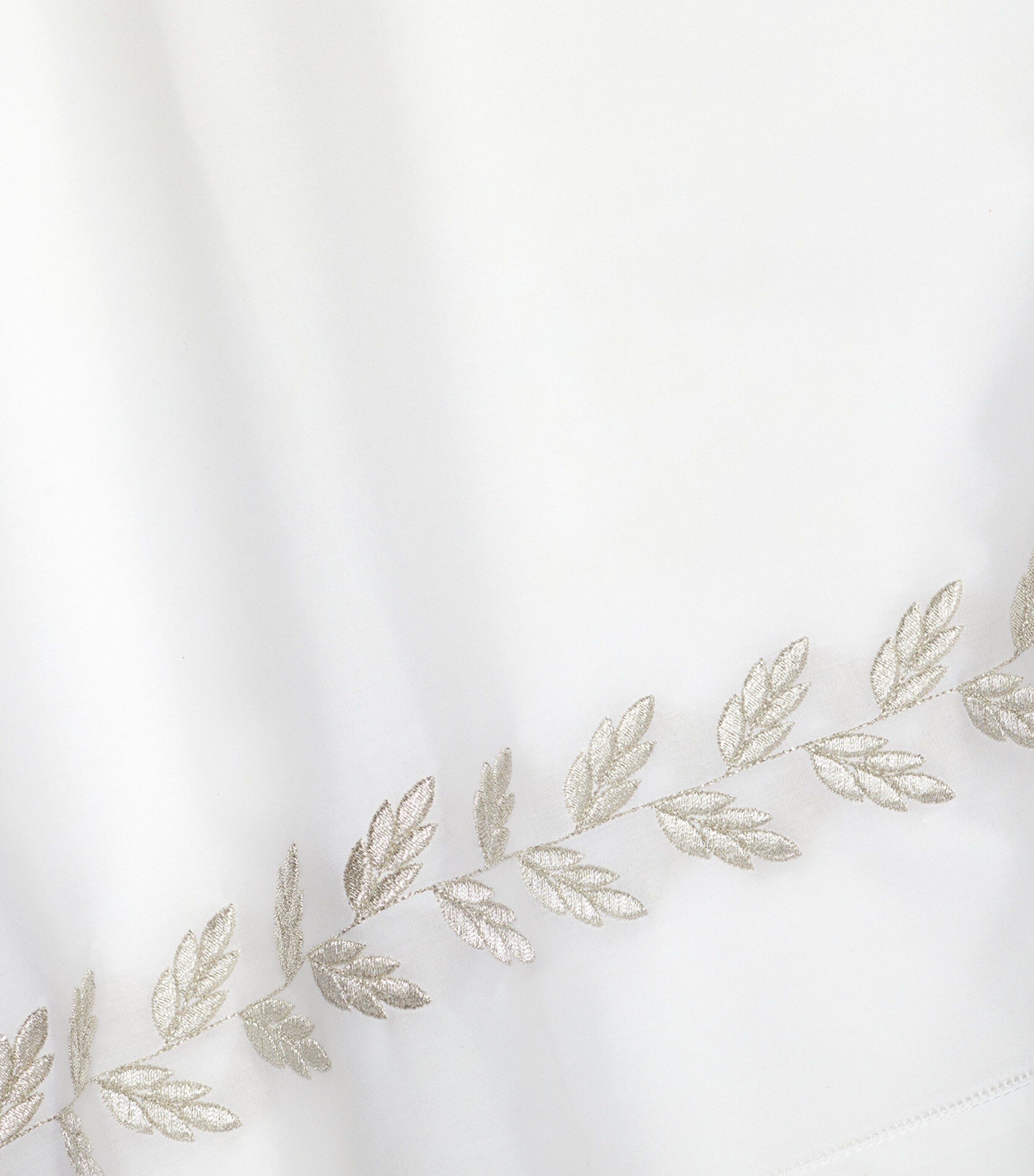 Pratesi Federico Boudoir Pillowcase (30cm x 40cm) Wht/antique Svr Image 2
