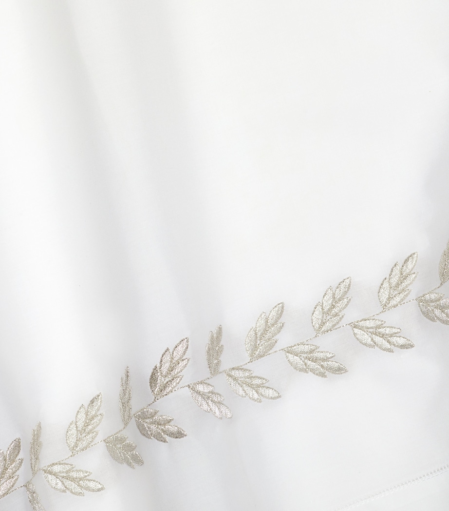 Federico Boudoir Pillowcase (30cm x 40cm) WHT/ANTIQUE SVR Image 2