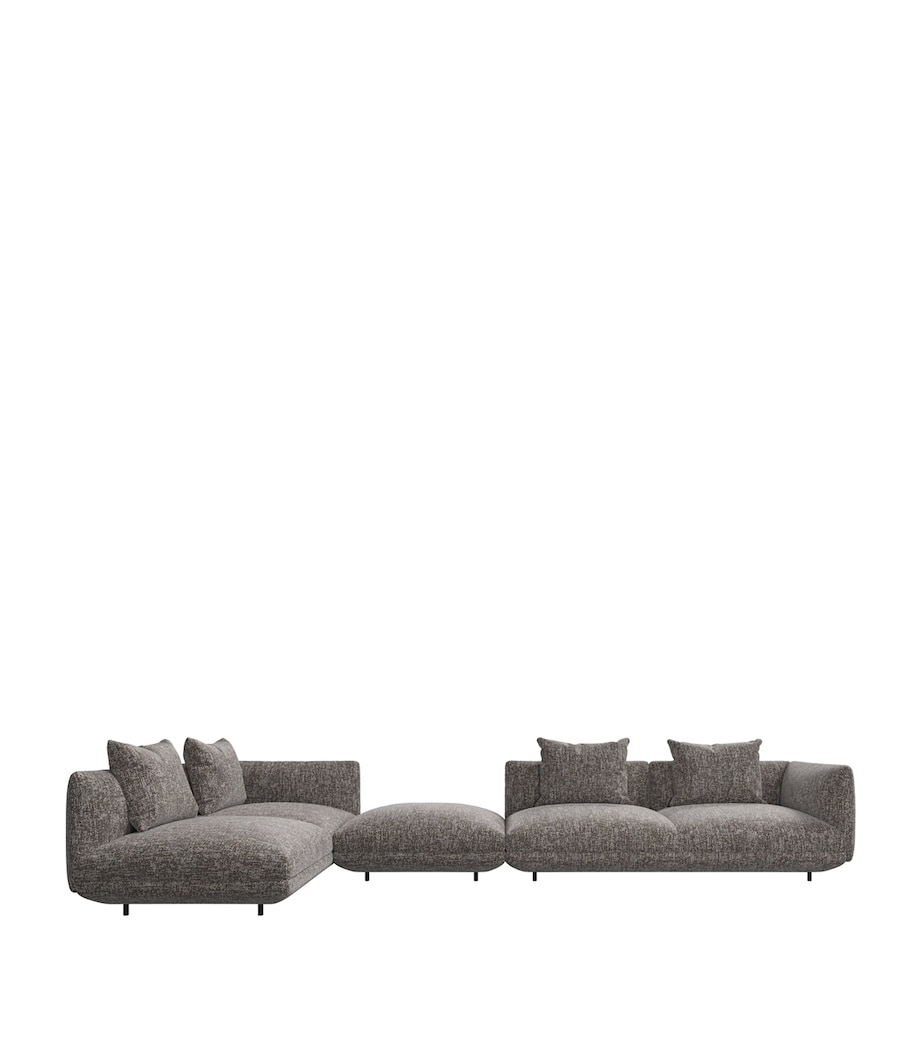 BoConcept Large Salamanca Corner Sofa Brown Image 1