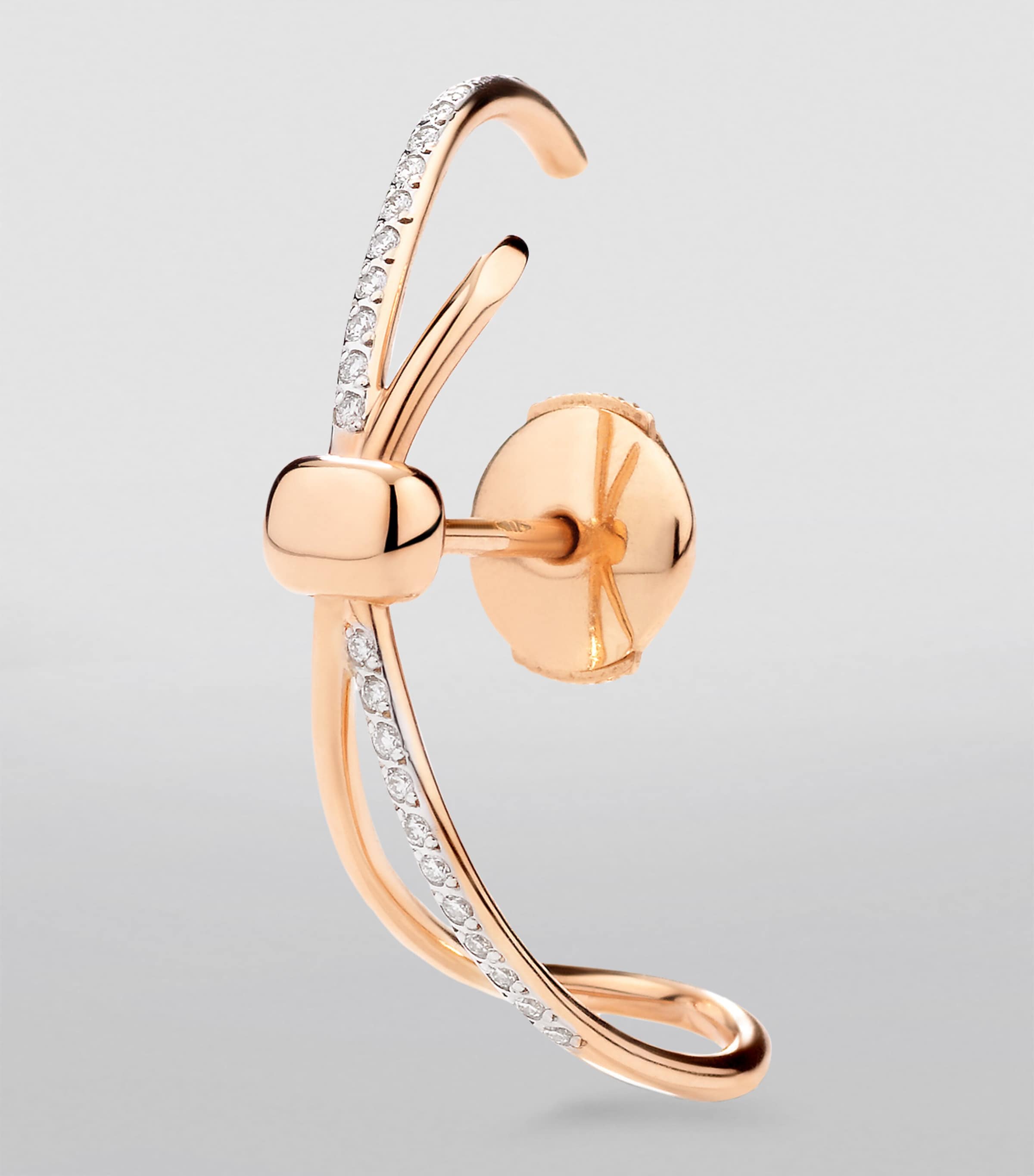 Rose Gold and Diamond Pomellato Together Ear Cuff DB000 Image 2