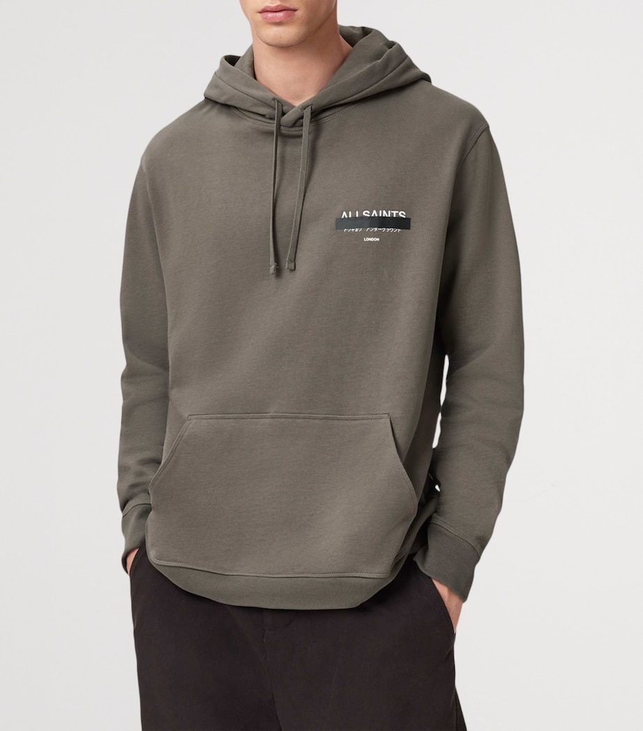 Organic Cotton Redact Hoodie FOREST GREEN Image 5