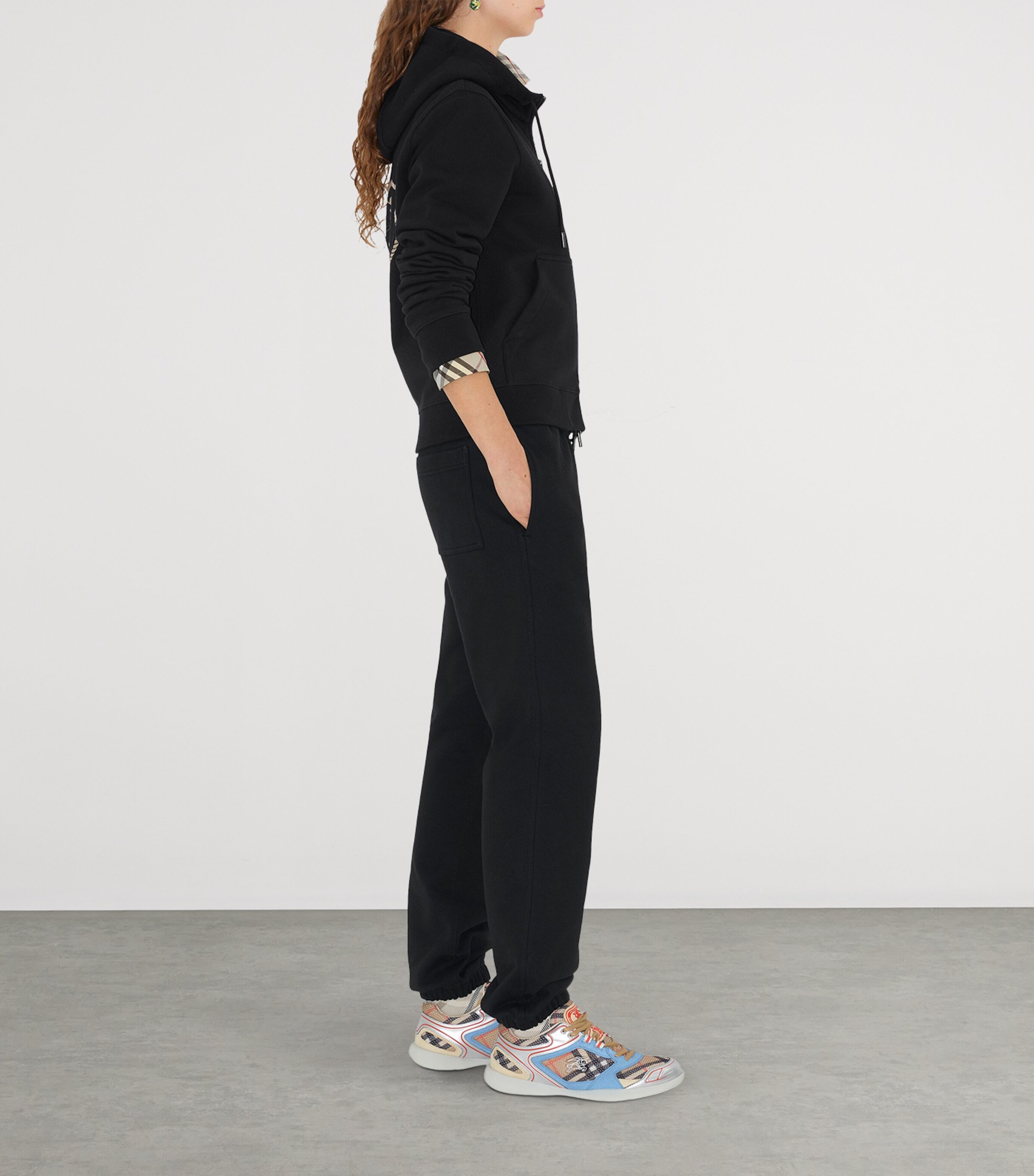 Knight Stamp Sweatpants BLACK Image 5