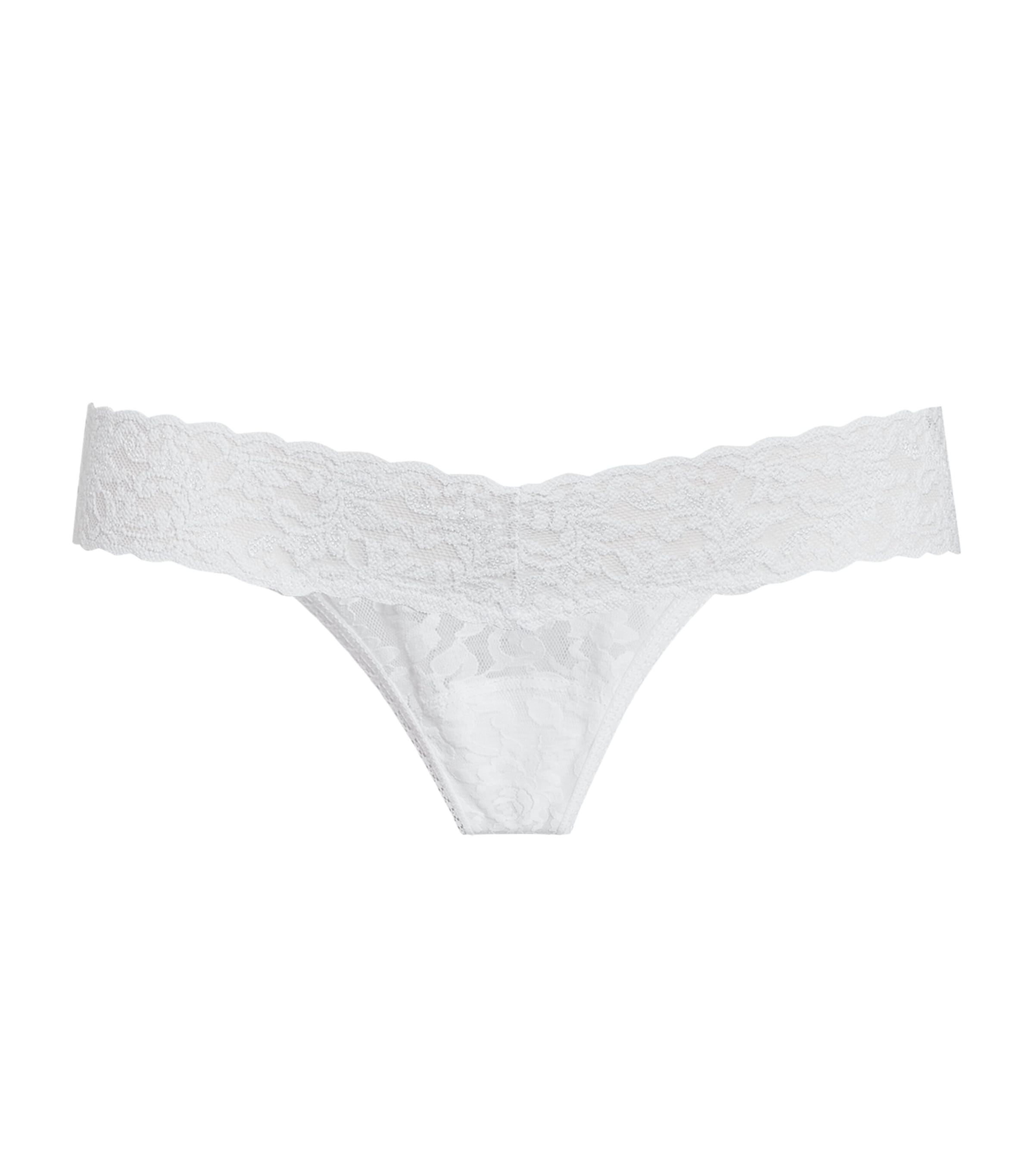 Shop Hanky Panky Low-rise Thong In White