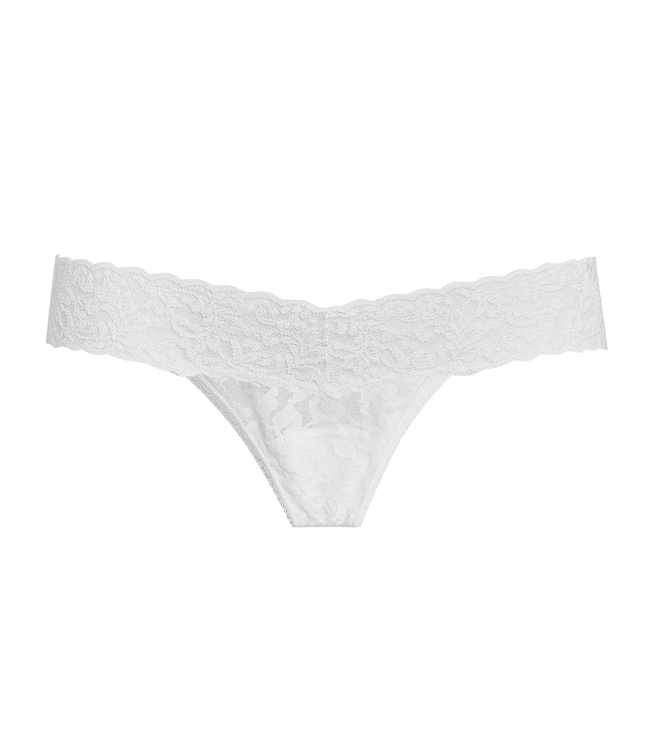 Low-Rise Thong (Pack of 3) WHITE Image 1