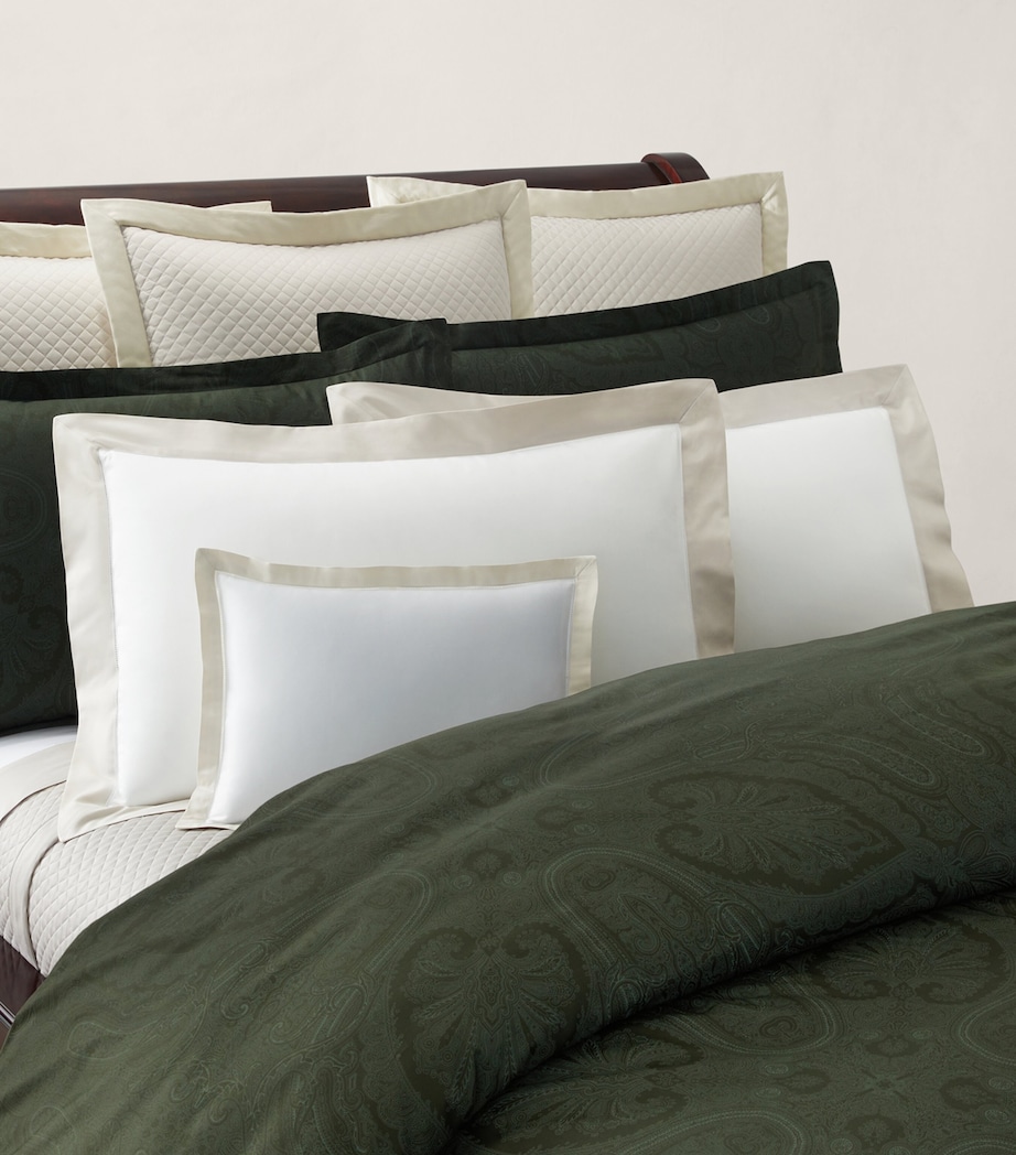 Doncaster Super King Duvet Cover (260cm x 220cm) DARK GREEN Image 3