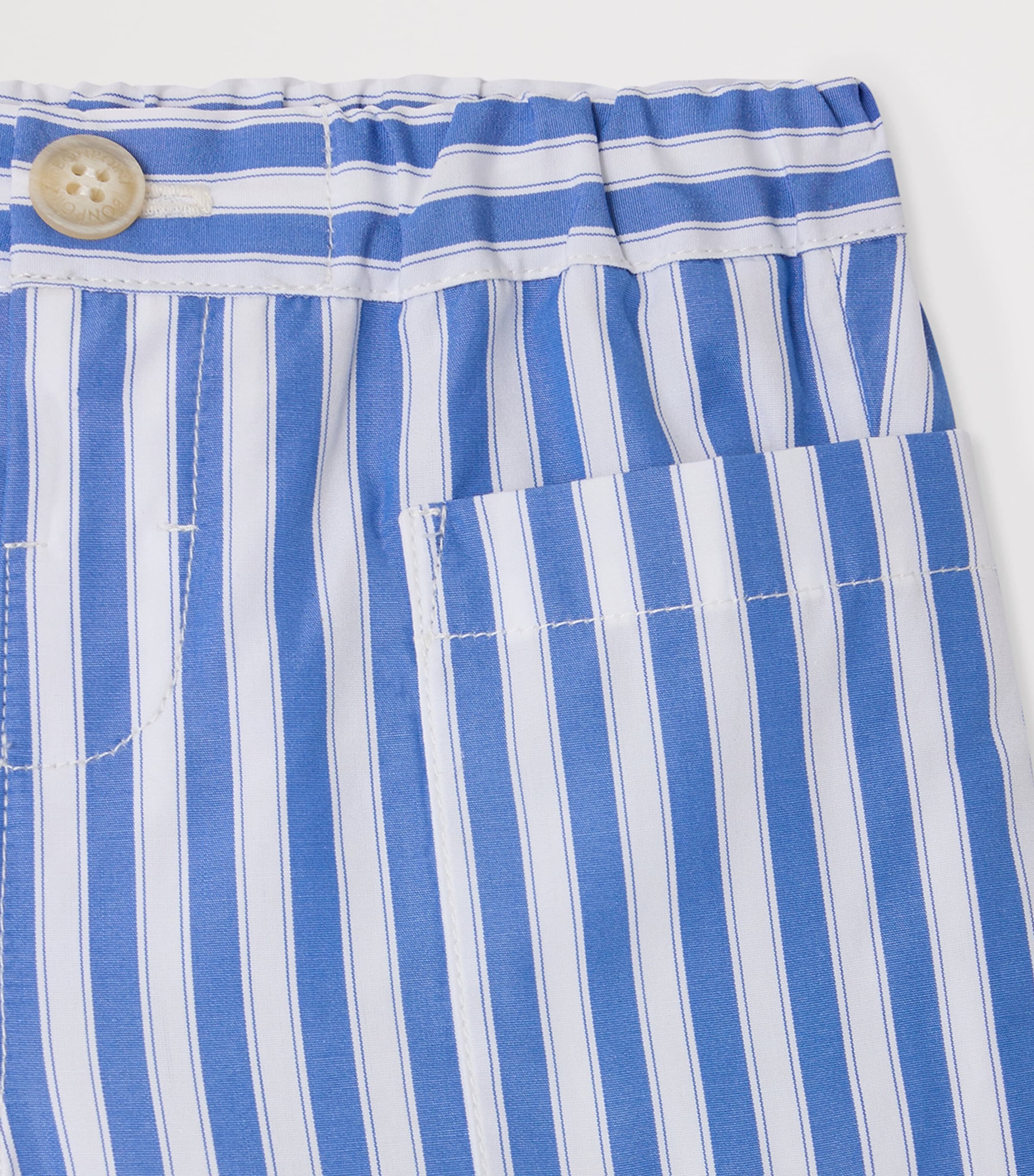 Bonpoint x Maison Kitsuné Stripe Shorts (6-36 Months) Ra Bleu De Prusse Image 4