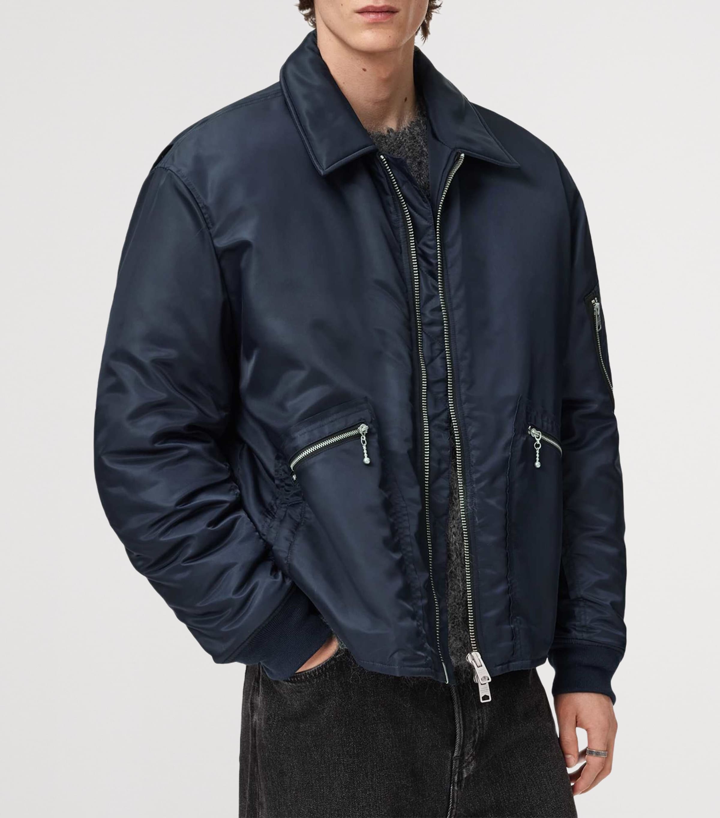 Fallon Bomber Jacket MOONLIT BLUE Image 3