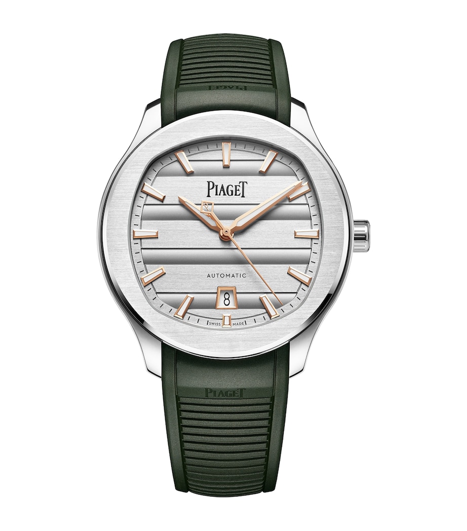 Piaget Stainless Steel Polo Signature Date Watch 36mm Steel Image 1