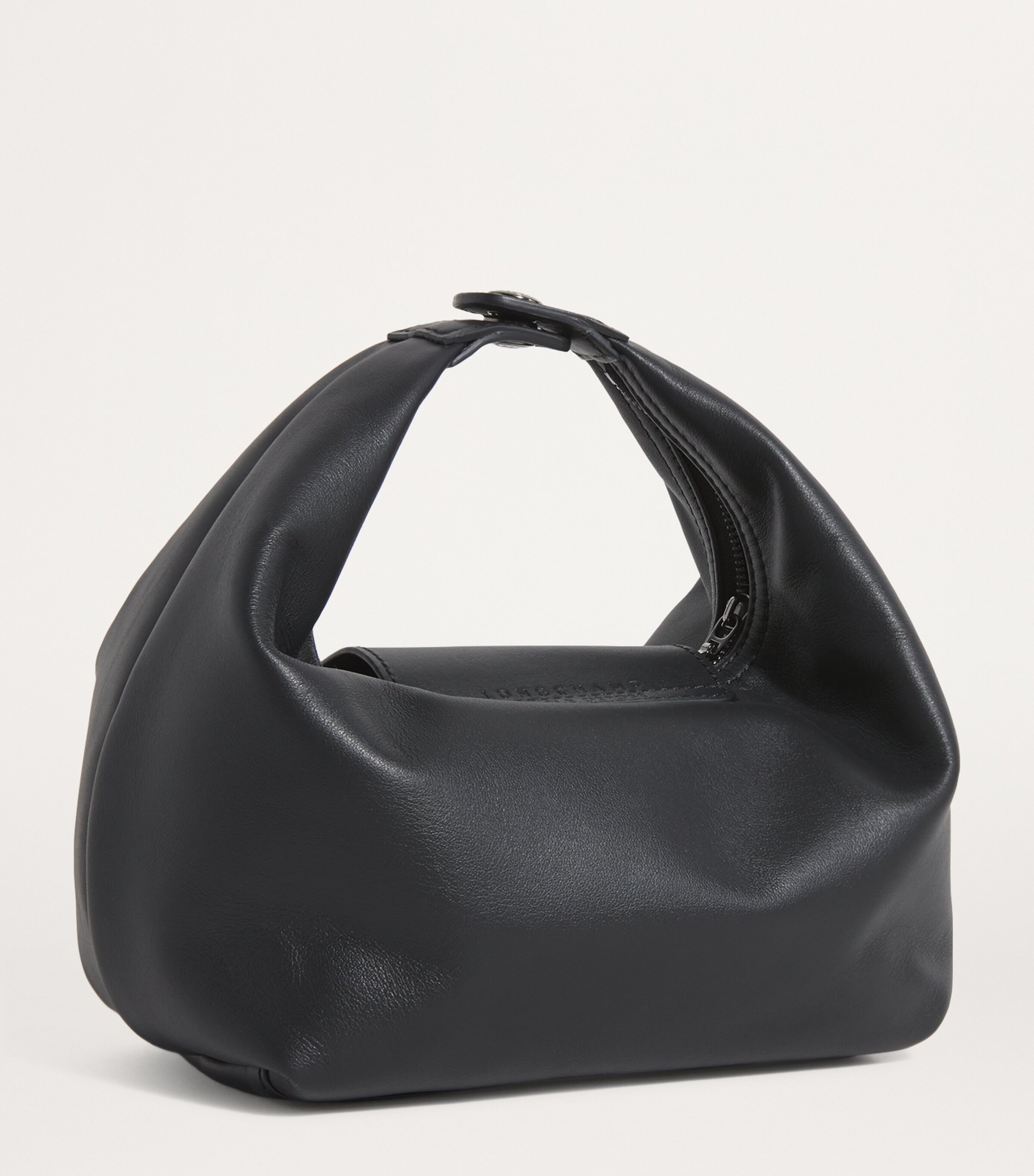 Longchamp Extra-Small Leather Le Pliage Xtra Top-Handle Bag Black Image 3