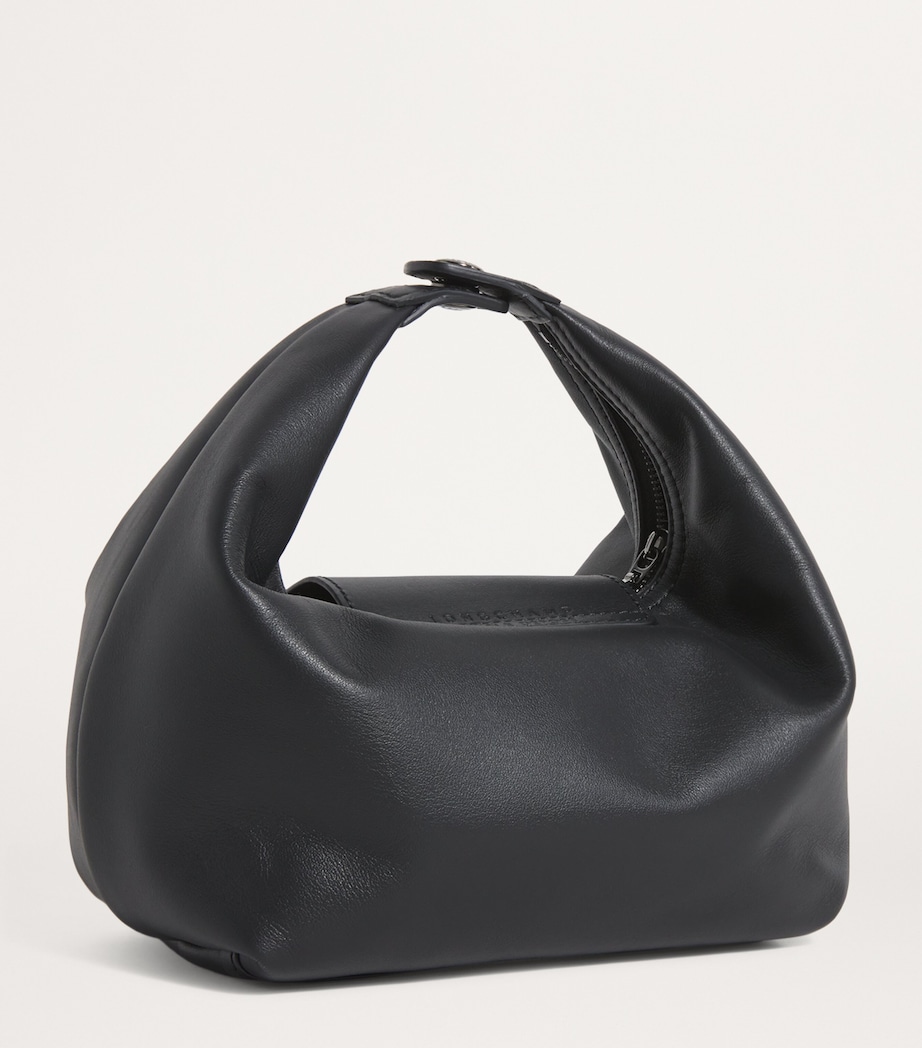 Longchamp Extra-Small Leather Le Pliage Xtra Top-Handle Bag Black Image 3