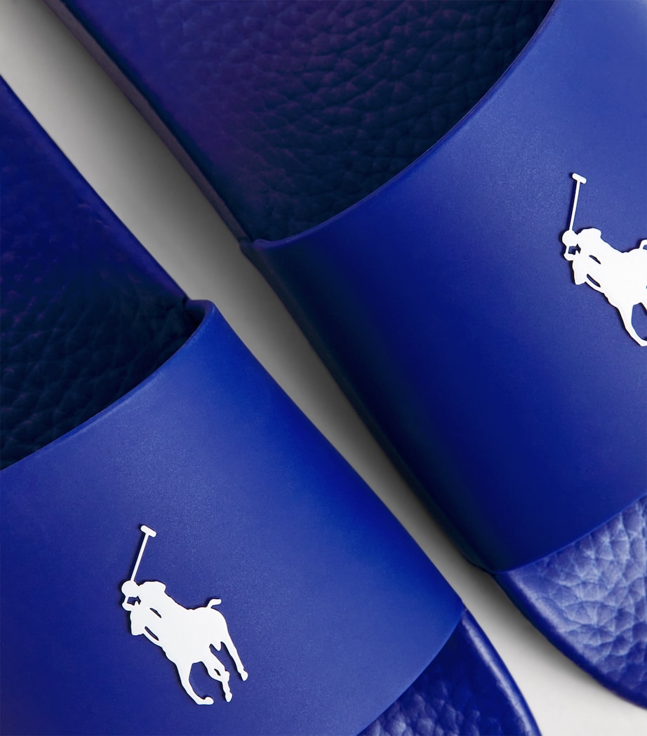 Polo Pony Slides BRIGHT PURPLE Image 6