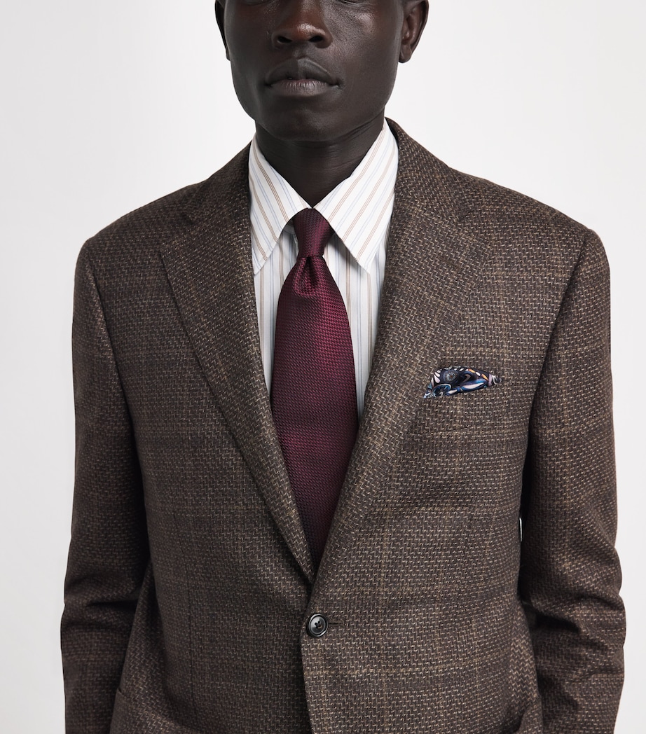 Isaia Silk Seven-Fold Tie Image 2
