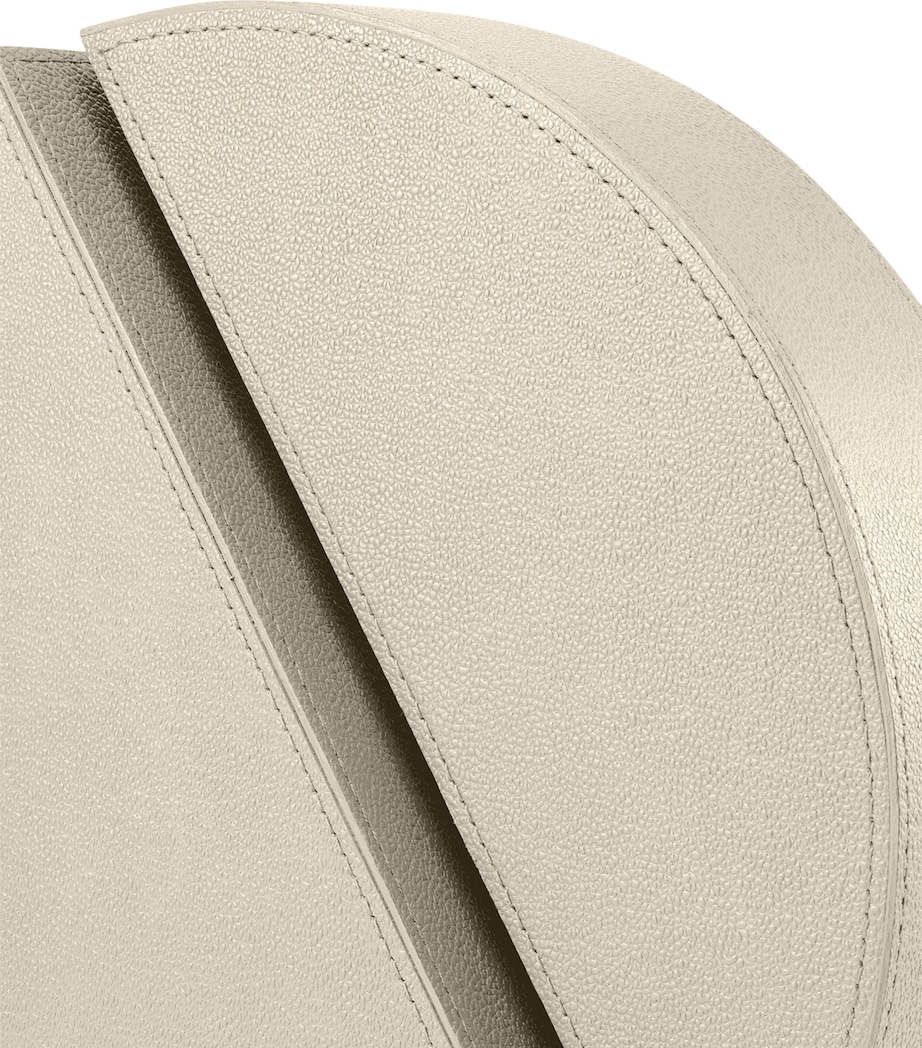 Leather Right Cubist Bookend STONE Image 2