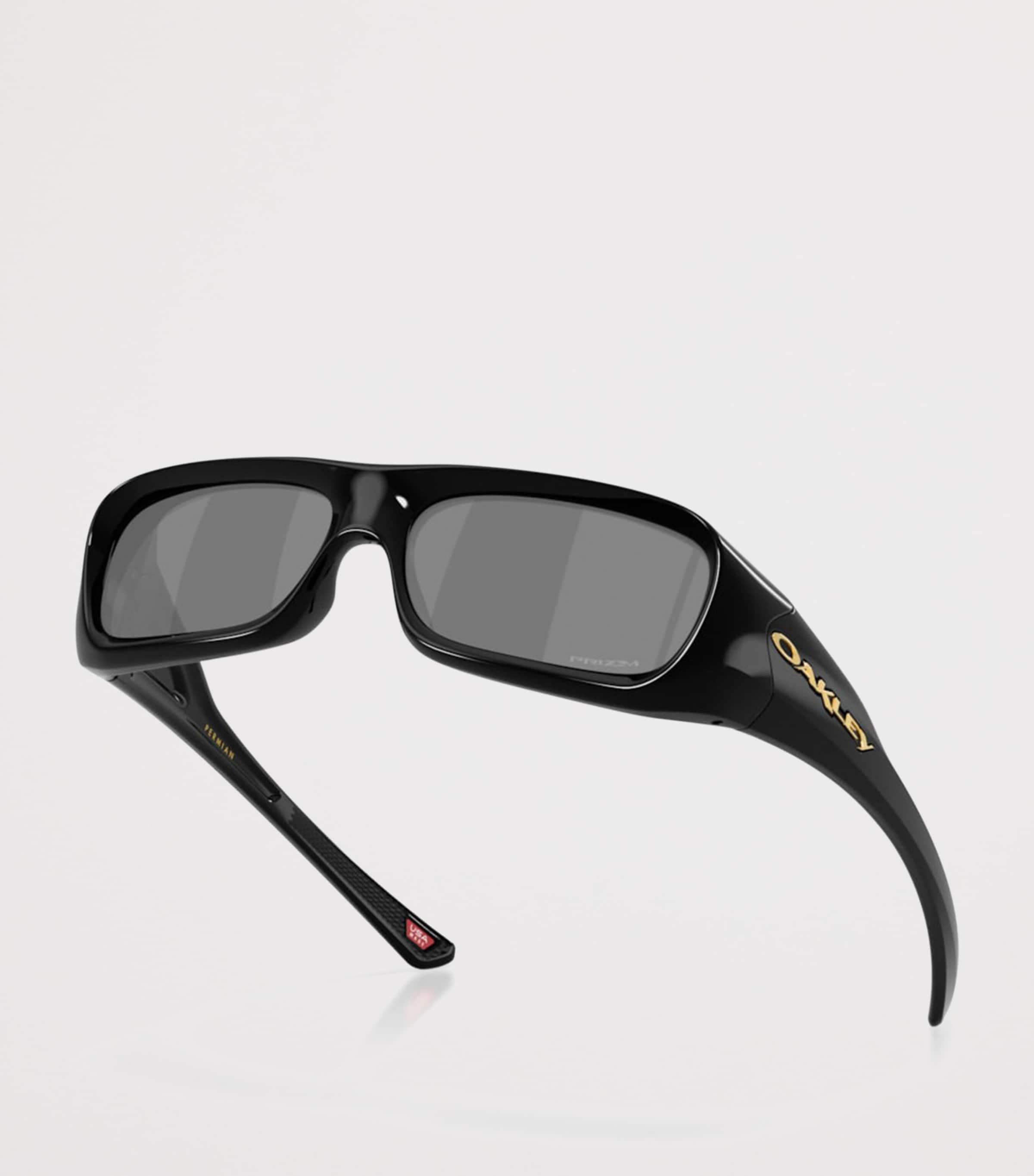 Oakley Permian Rectangle Sunglasses Black Image 5