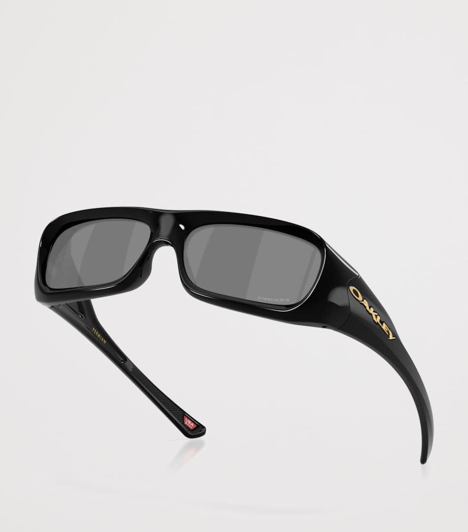 Oakley Permian Rectangle Sunglasses Black Image 5