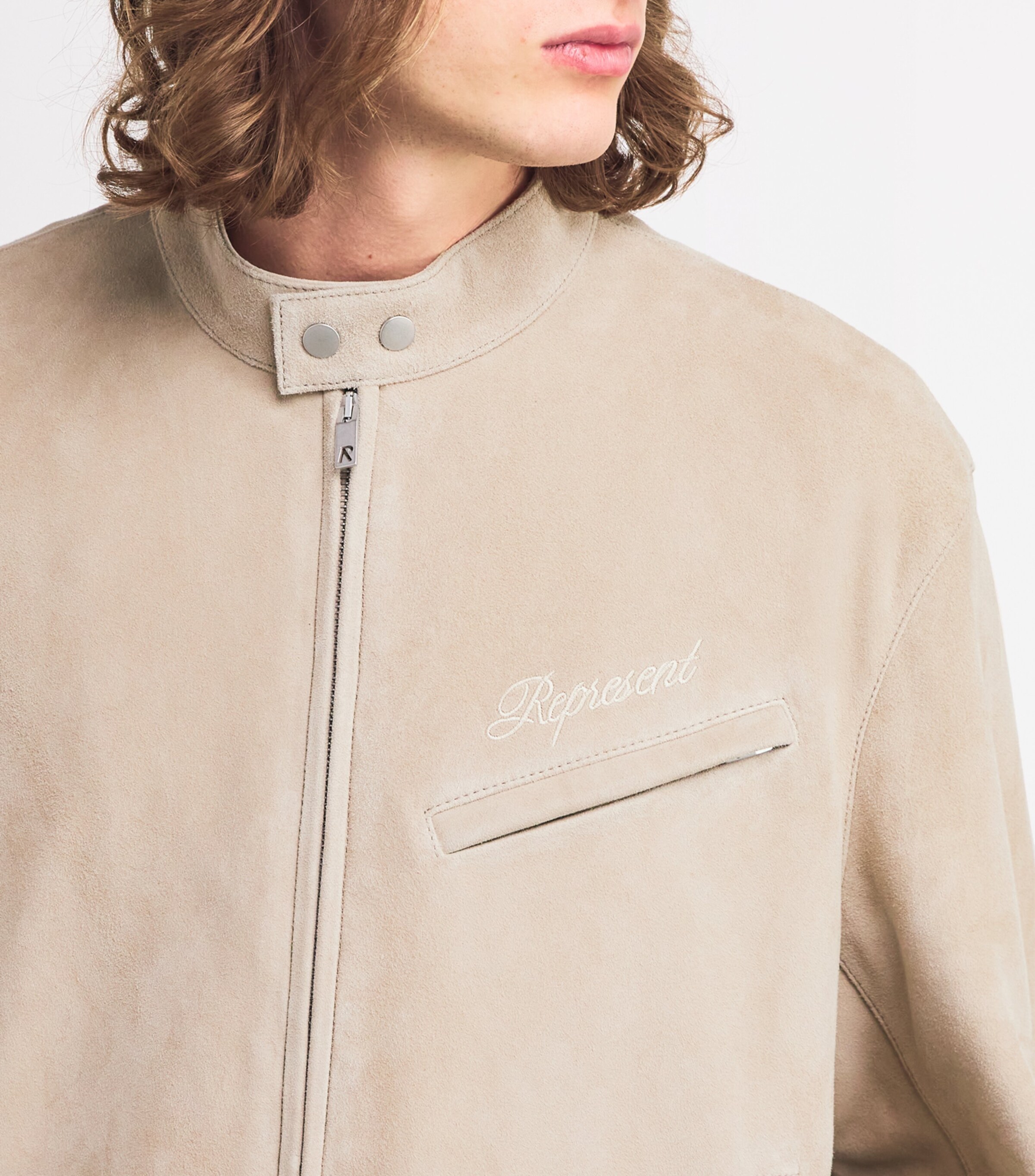 Suede Overdrive Jacket BEIGE Image 6