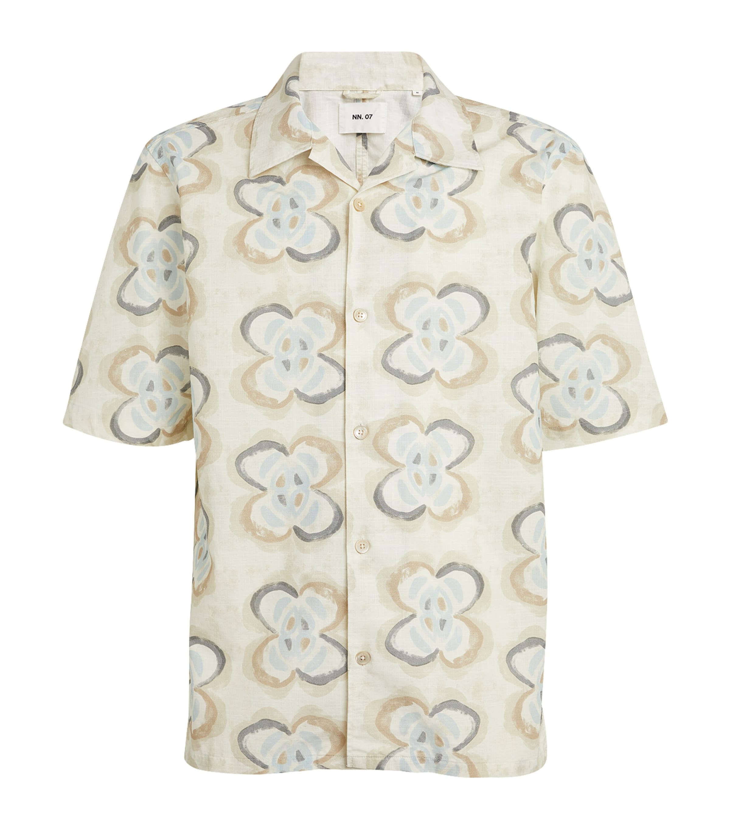 Shop Nn07 Floral Print Ole Shirt