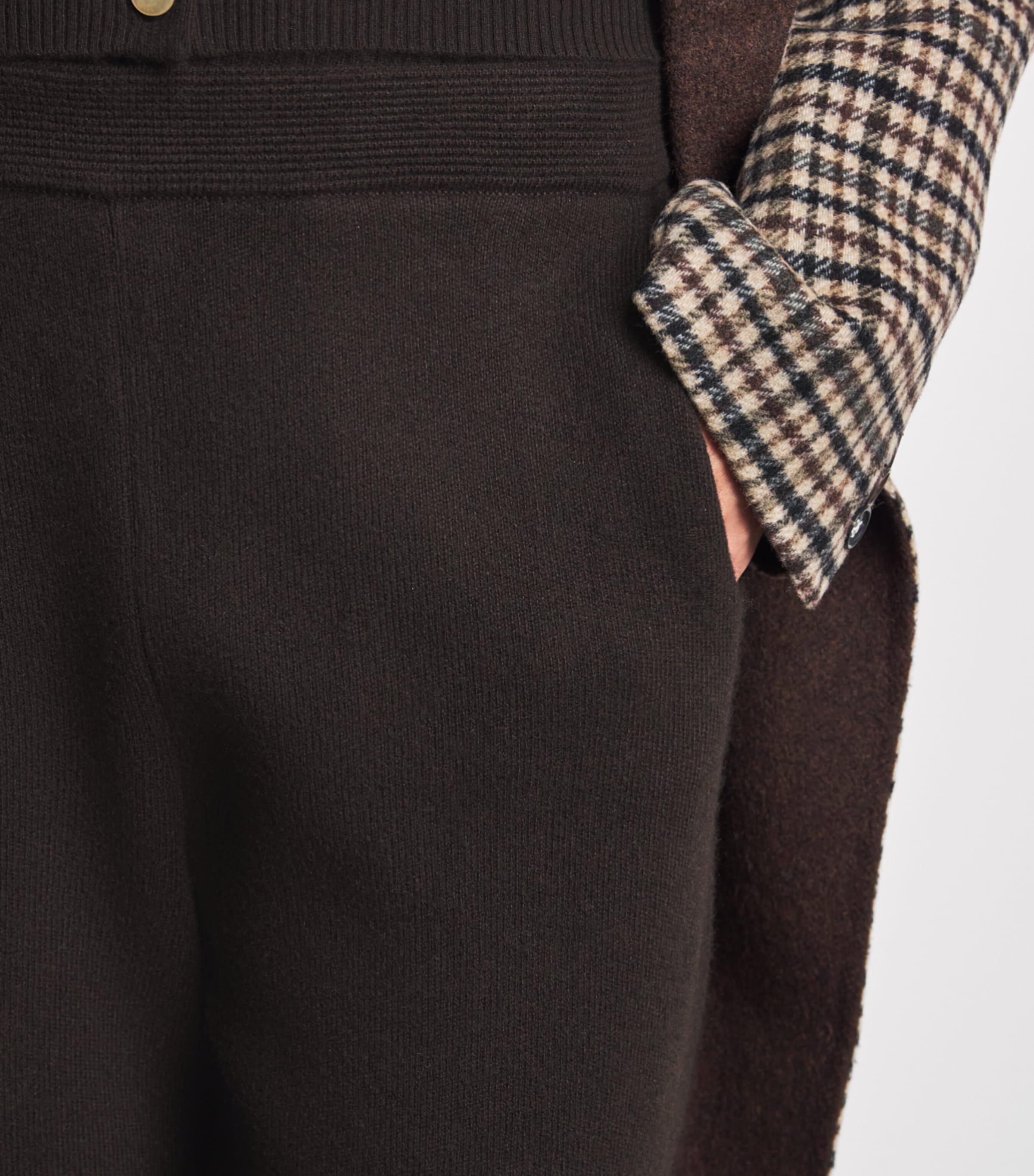 arch 4 Womens Cashmere Holborn Trousers Brown Wood Image 3