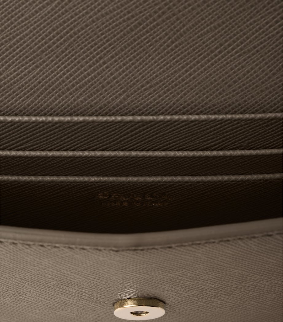 Mini Saffiano Leather Shoulder Bag F0572 Image 4