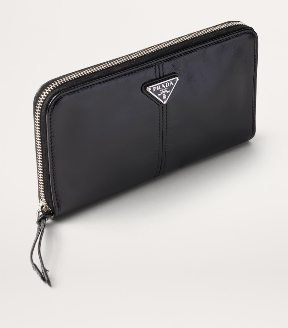 Leather Zip-Around Wallet F0002 Image 4